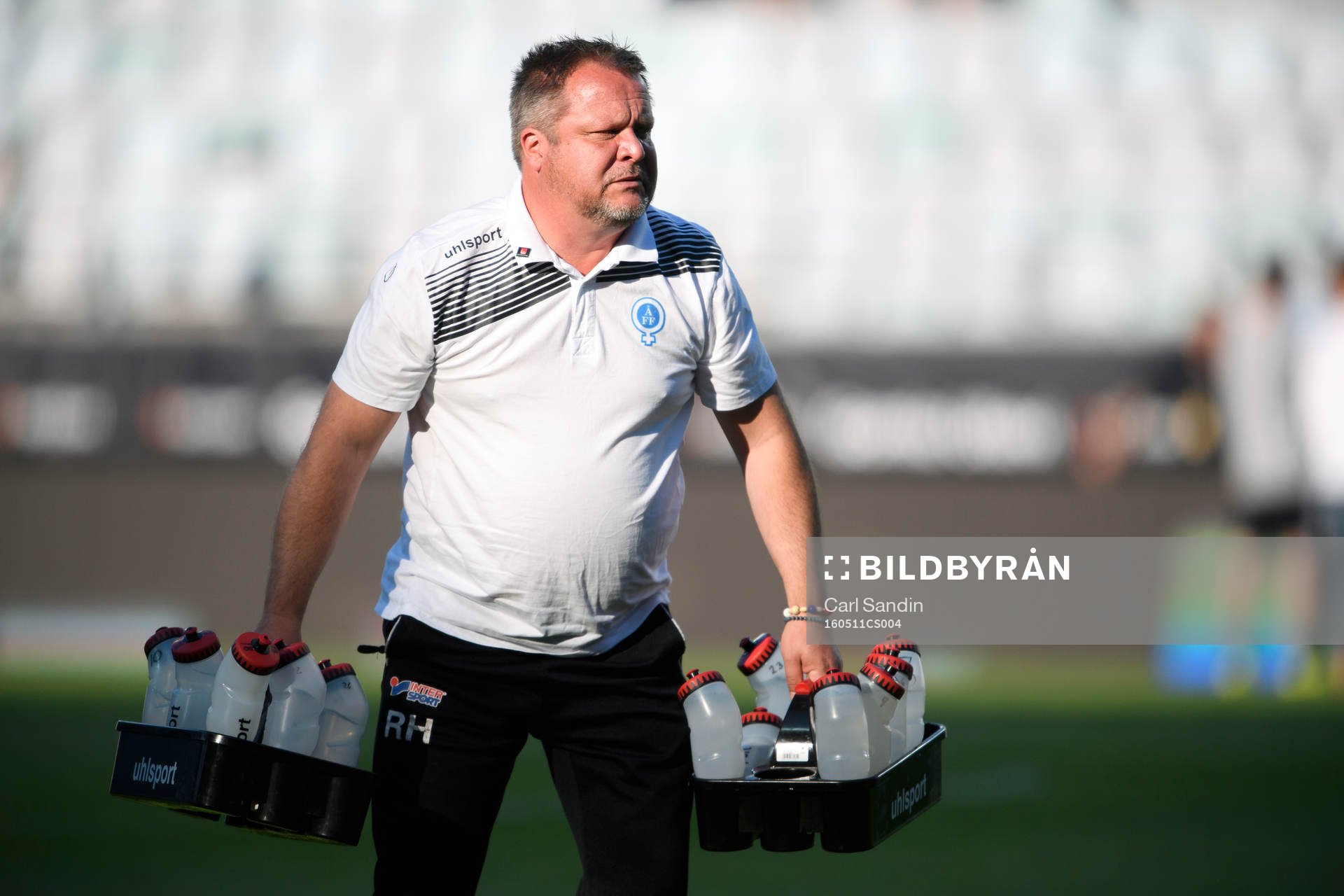 Åtvidabergs tränare Roar Hansen innan fotbollsmatchen i