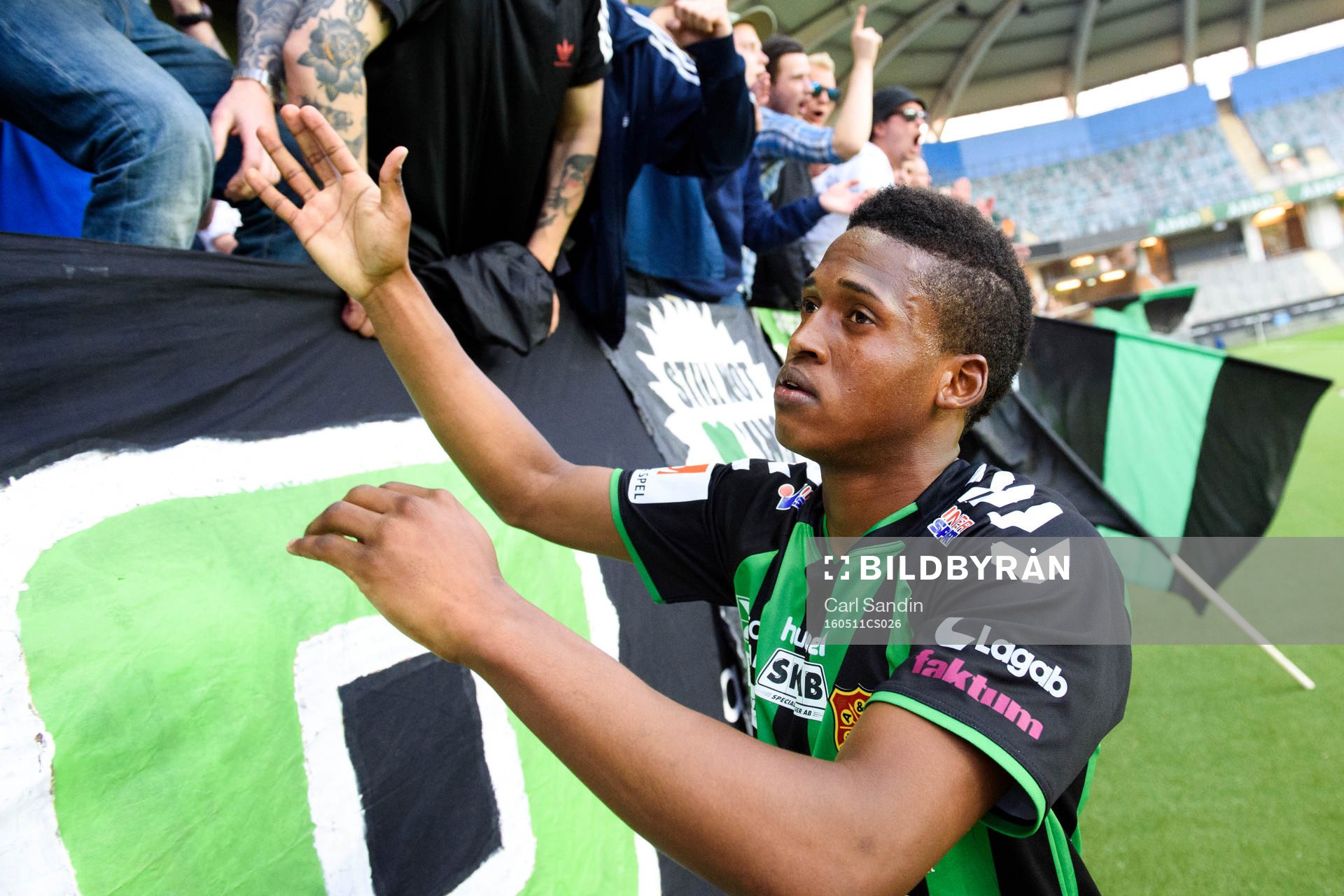 GAIS Luther Singh tackar publiken