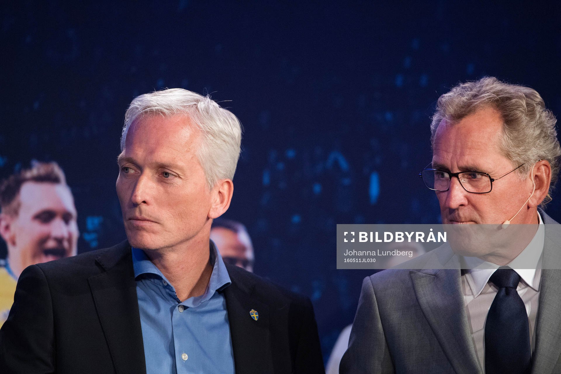 Sveriges förbundskapten Erik Hamrén och Svenska