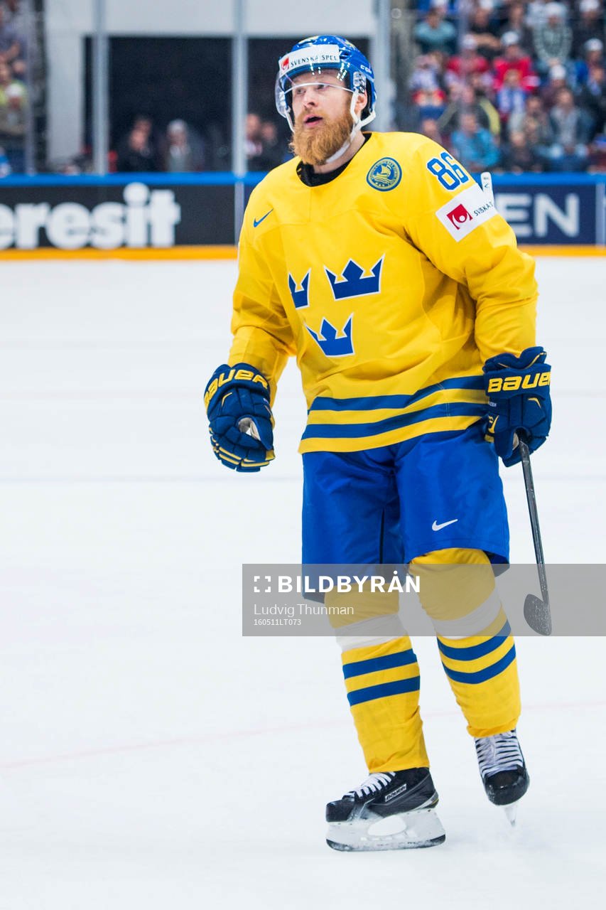 Sveriges Linus Klasen jublar