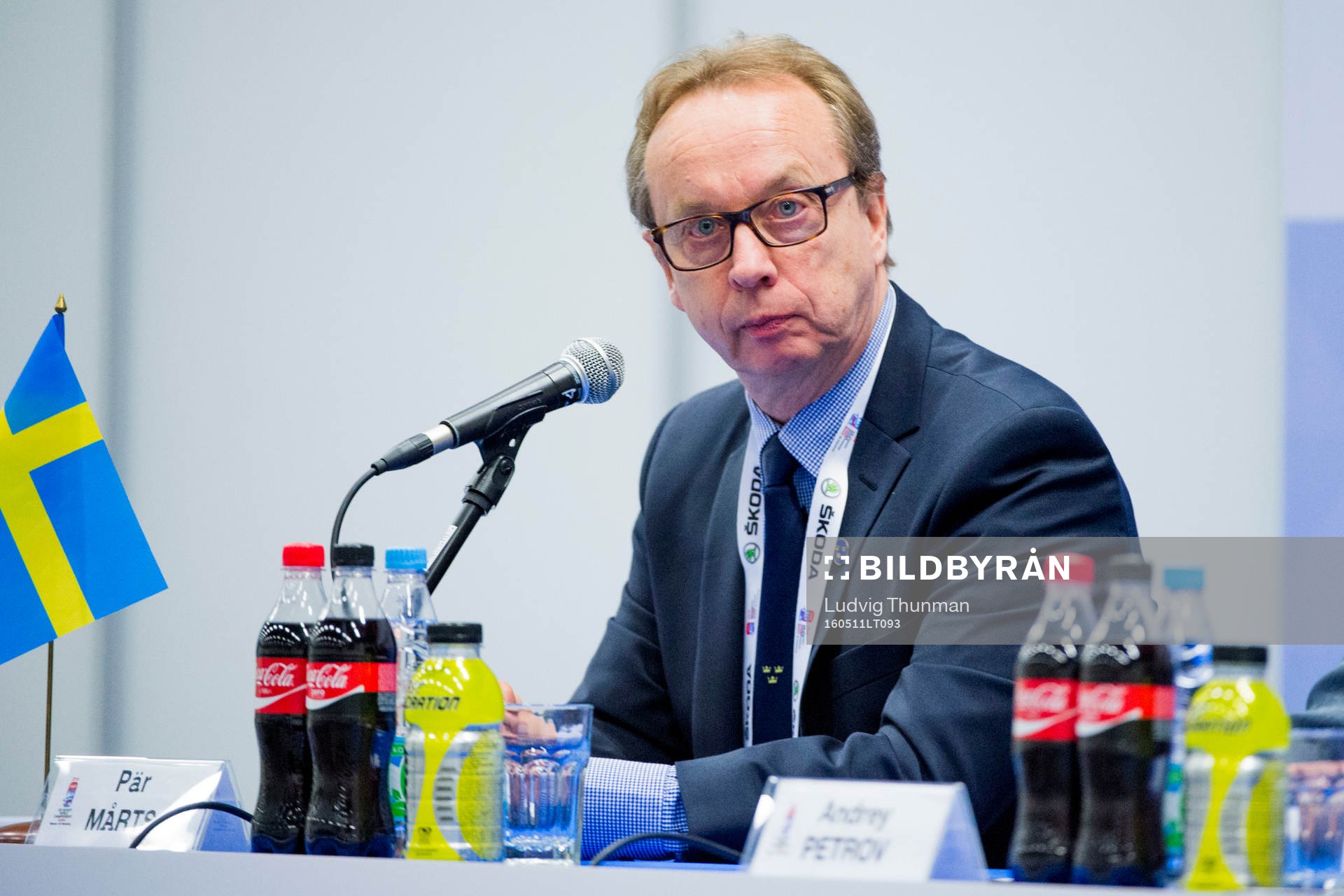 Sveriges förbundskapten Pär Mårts