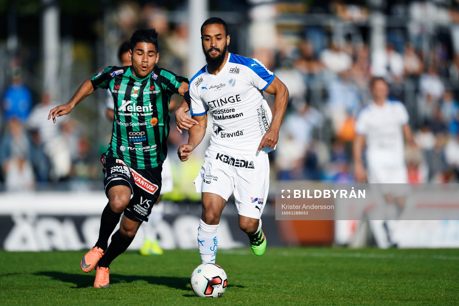 Varbergs Hosam Aiesh mot Halmstads Junes Barny