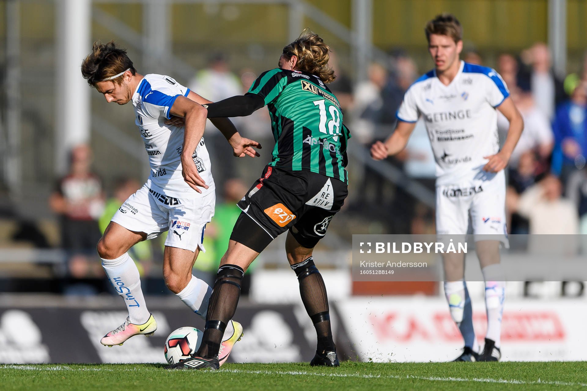 Halmstads Sead Haksabanovic och Varbergs Joakim Lindner