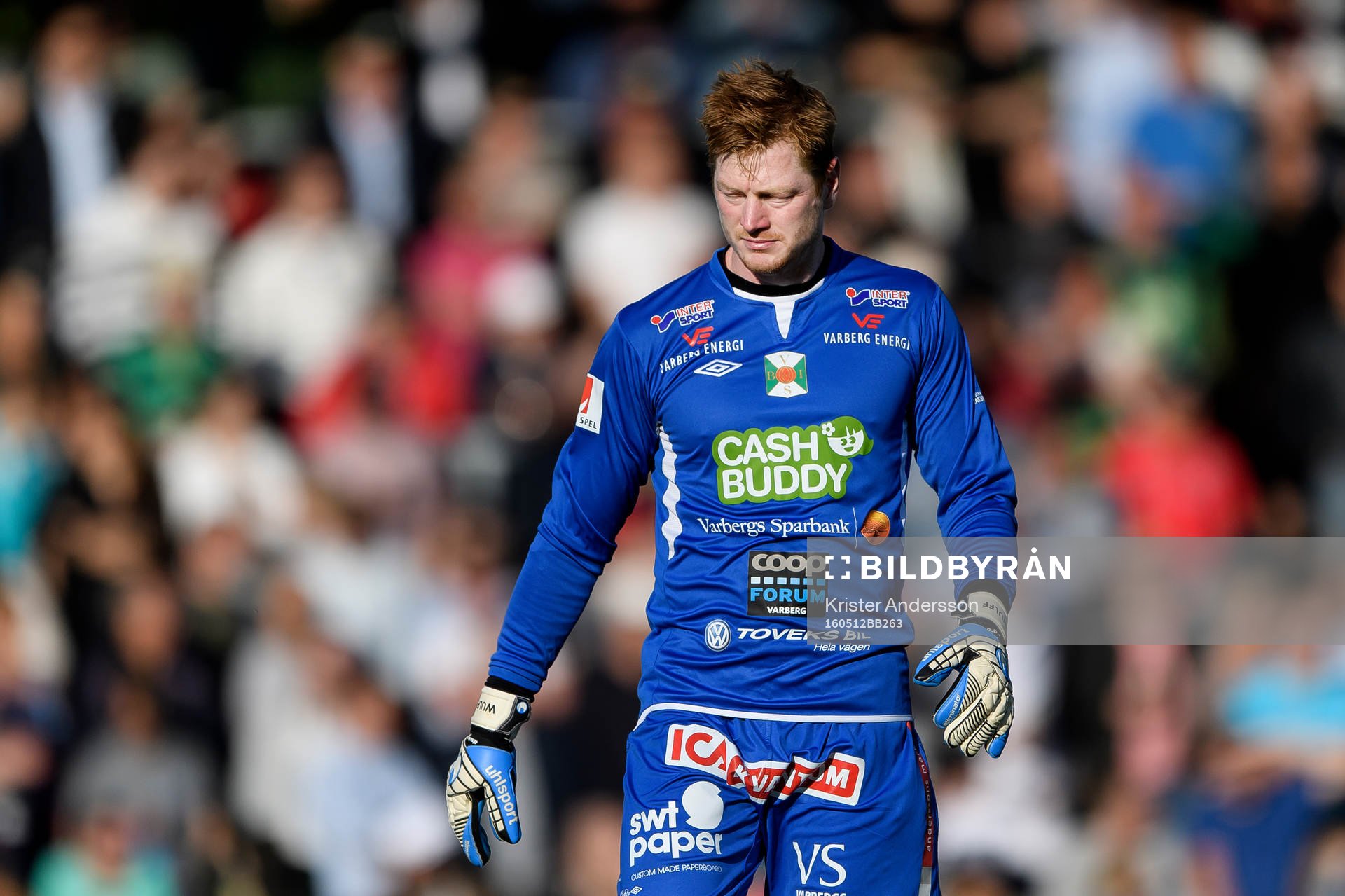 Varbergs målvakt Joakim Wulff