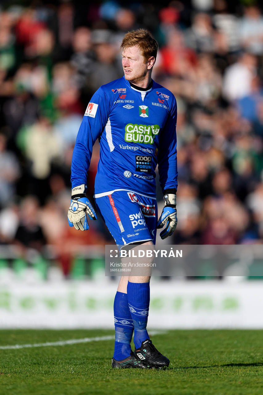 Varbergs målvakt Joakim Wulff