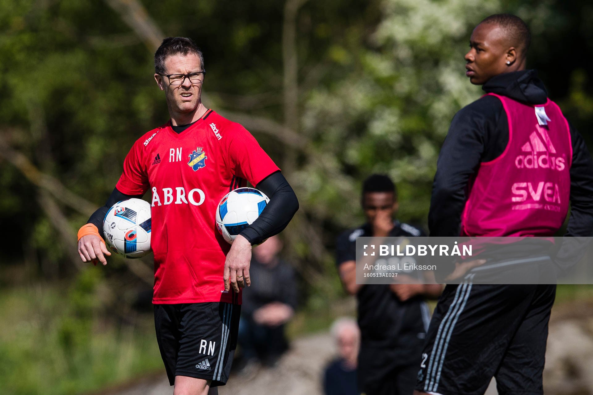 s tränare Rikard Norling och Carlos Strandberg