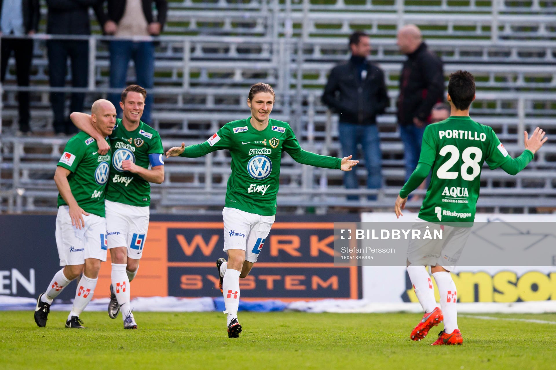 Jönköpings Viktor Rönneklev, Tommy Thelin, Pawel Cibicki