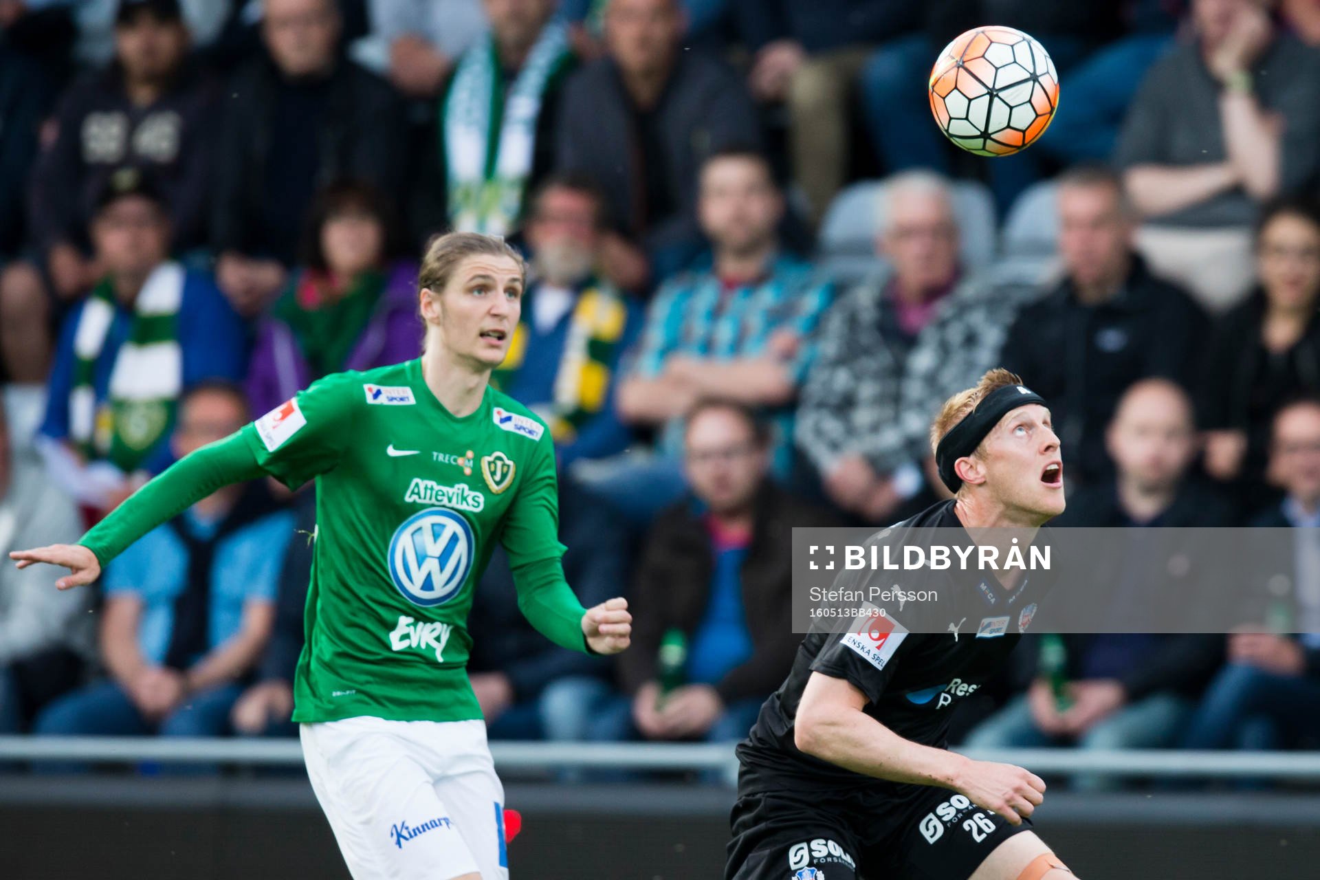 Jönköpings Pawel Cibicki mot Helsingborgs Peter Larsson