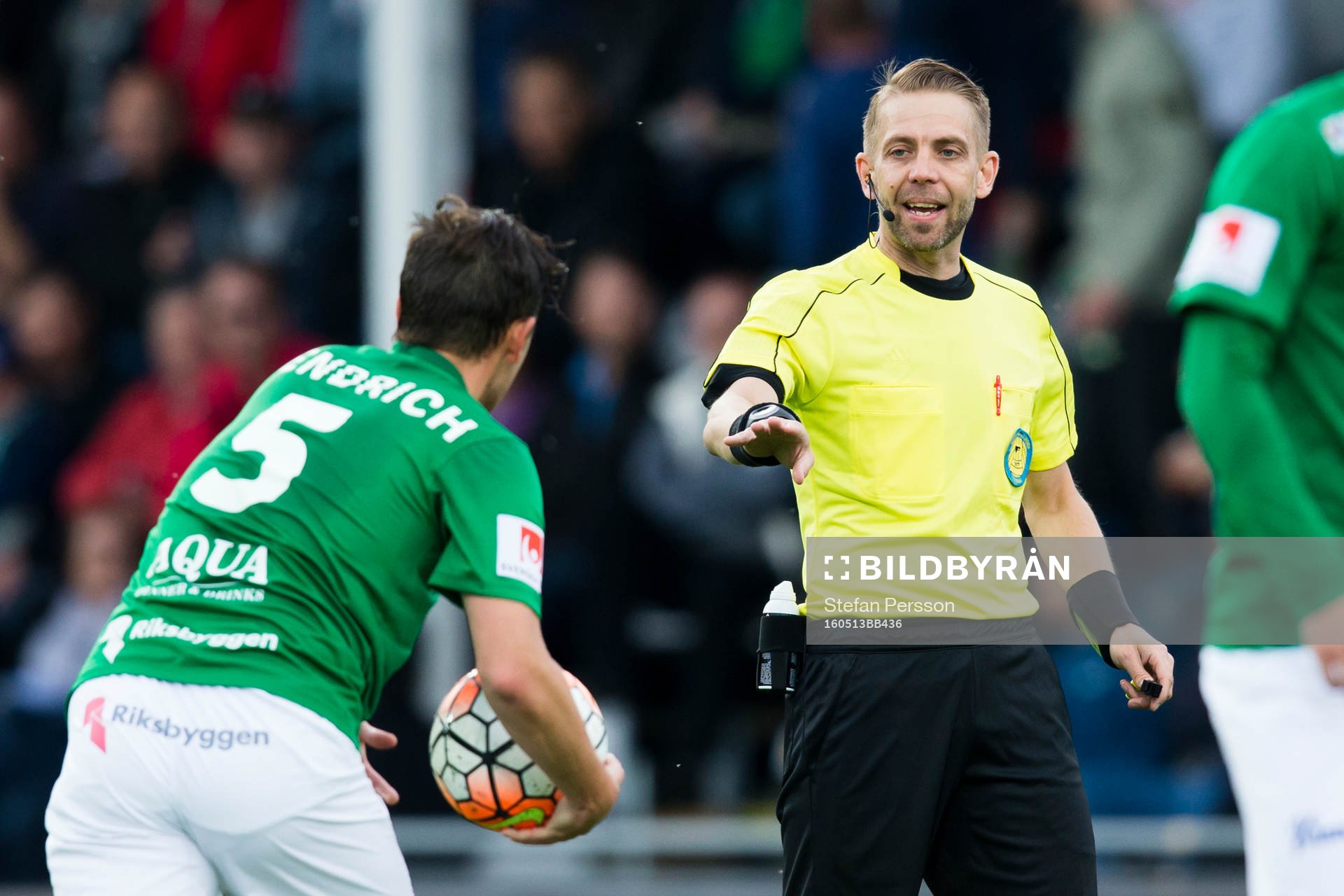 Jönköpings Fredric Fendrich får en tillsägelse av