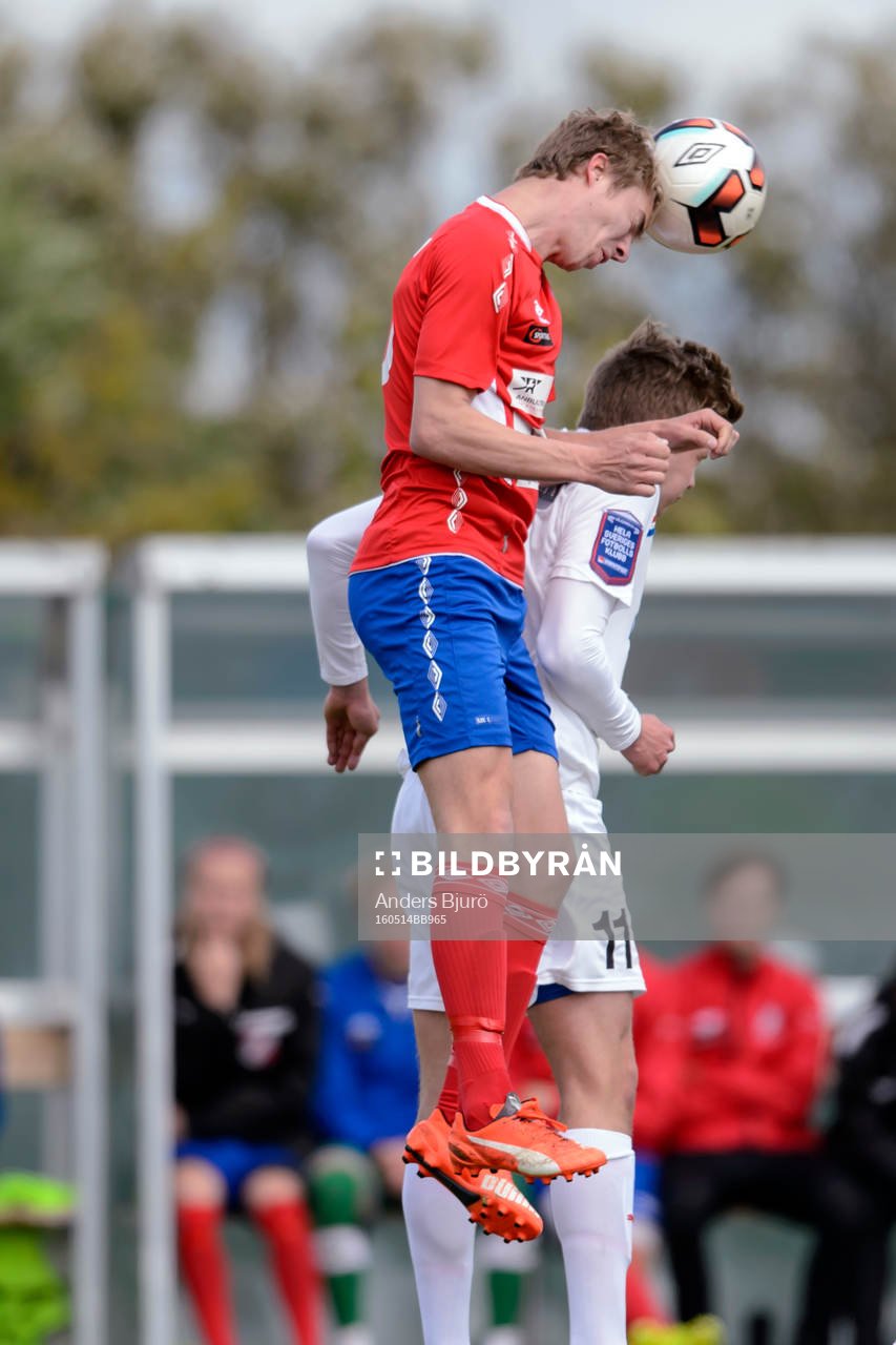 Höganäs Niklas Hansen mot Helsingborgs Jesper Lundborg