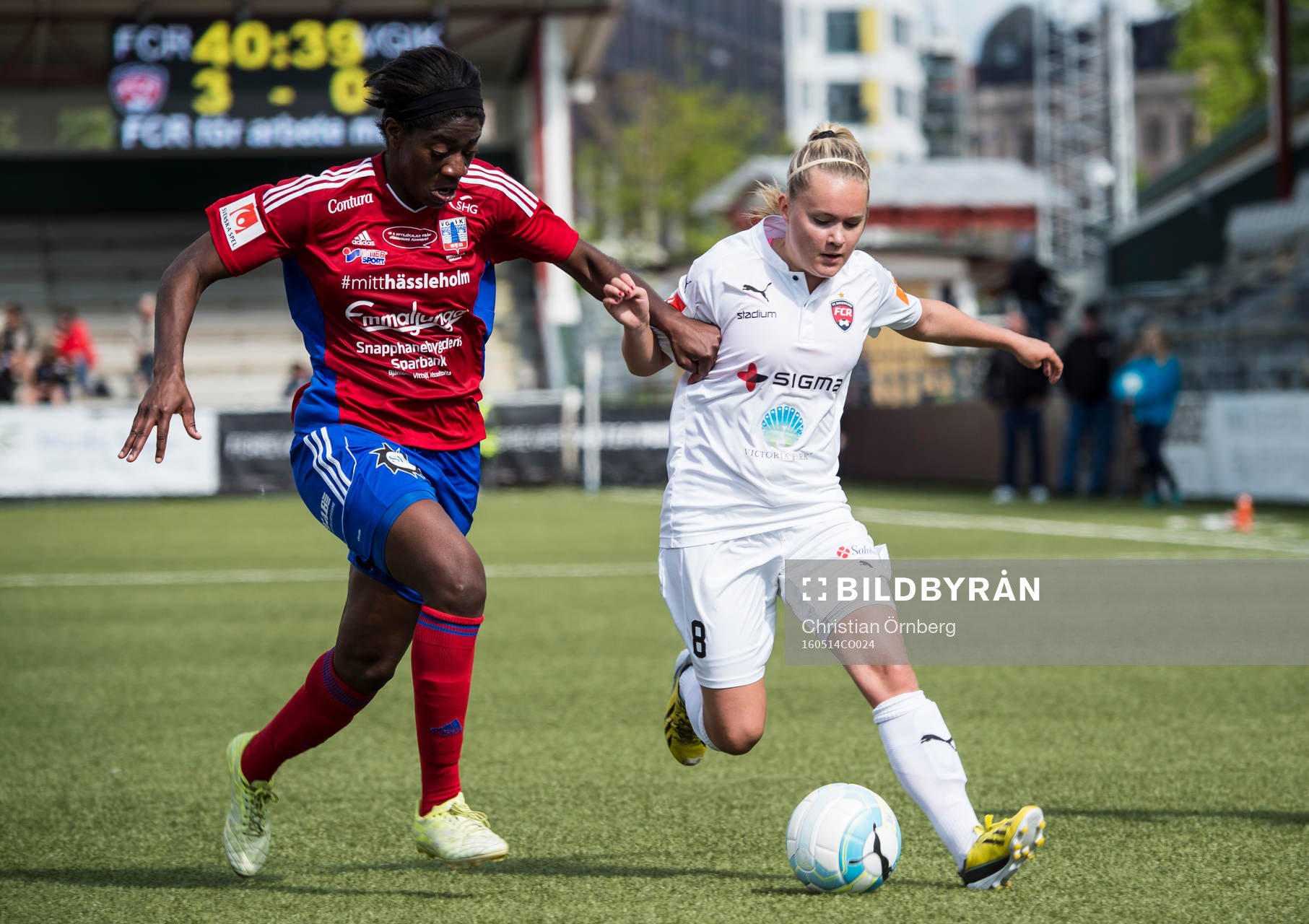 Vittsjös Nkemjika Ezurike mot Rosengårds Iina Salmi