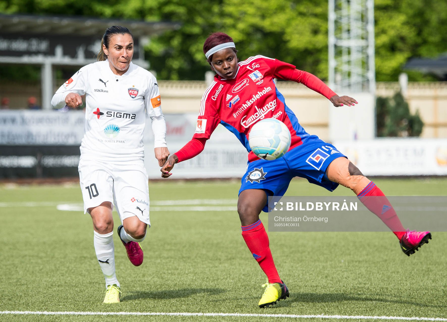 Rosengårds Marta Viera Da Silva och Vittsjös Ngozi Okobi