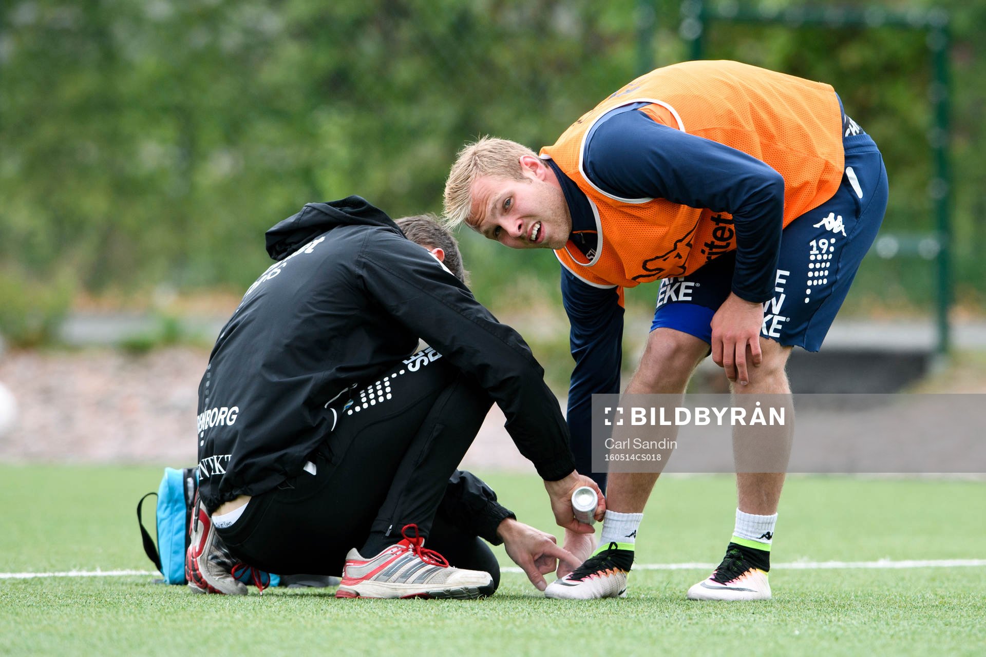 IFK Göteborgs Gustav Engvall for sin fot undersökt
