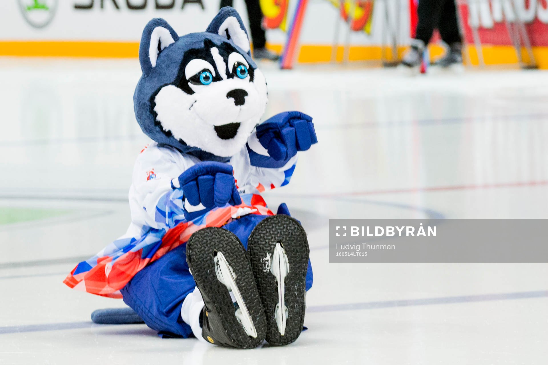 Ishockey-VMs officiella maskot Laika