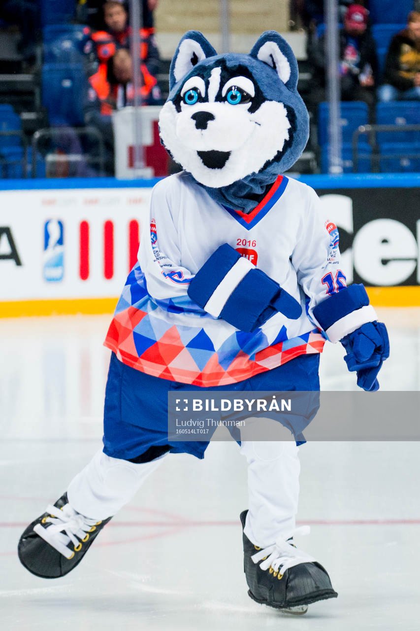 Ishockey-VMs officiella maskot Laika