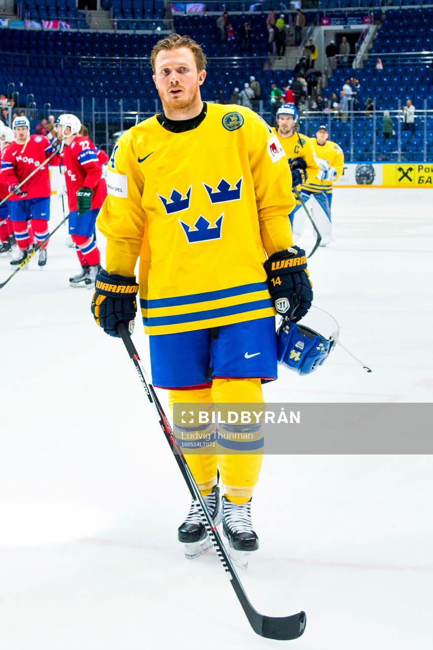 Sveriges Gustav Nyquist lämnar isen