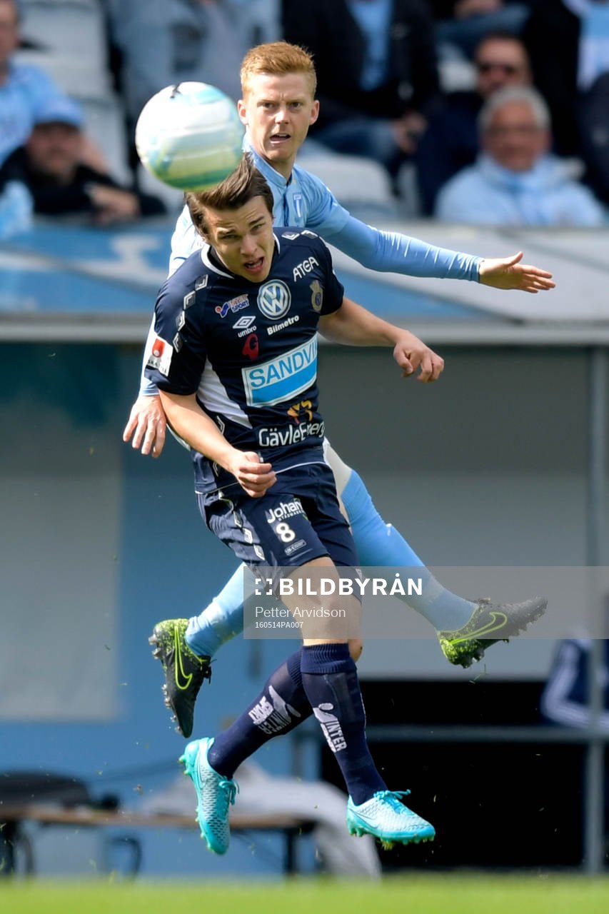 4 Malmö FFs Anders Christiansen och Gefles Simon Skrabb