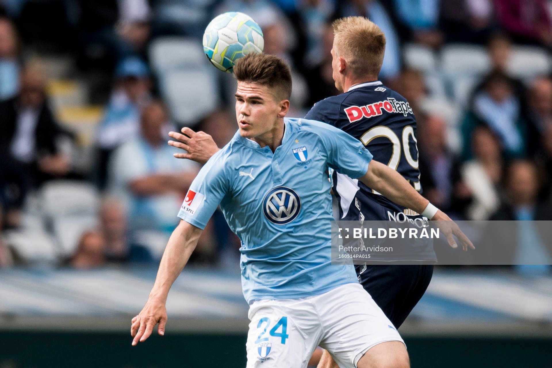 4 Malmö FFs Vidar Örn Kjartansson och Gefles Martin