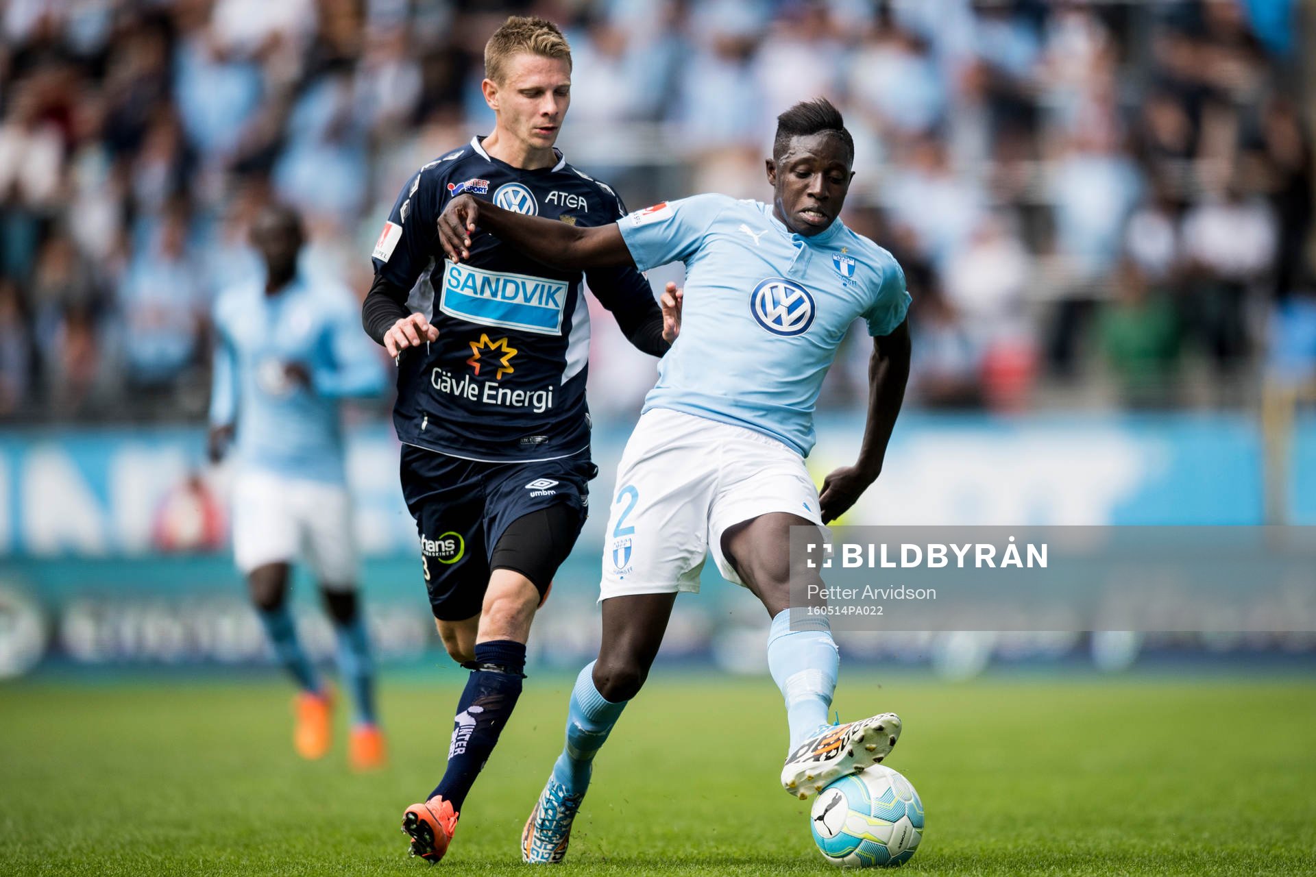 4 Gefles Johan Bertilsson och Malmö FFs Pa Konate