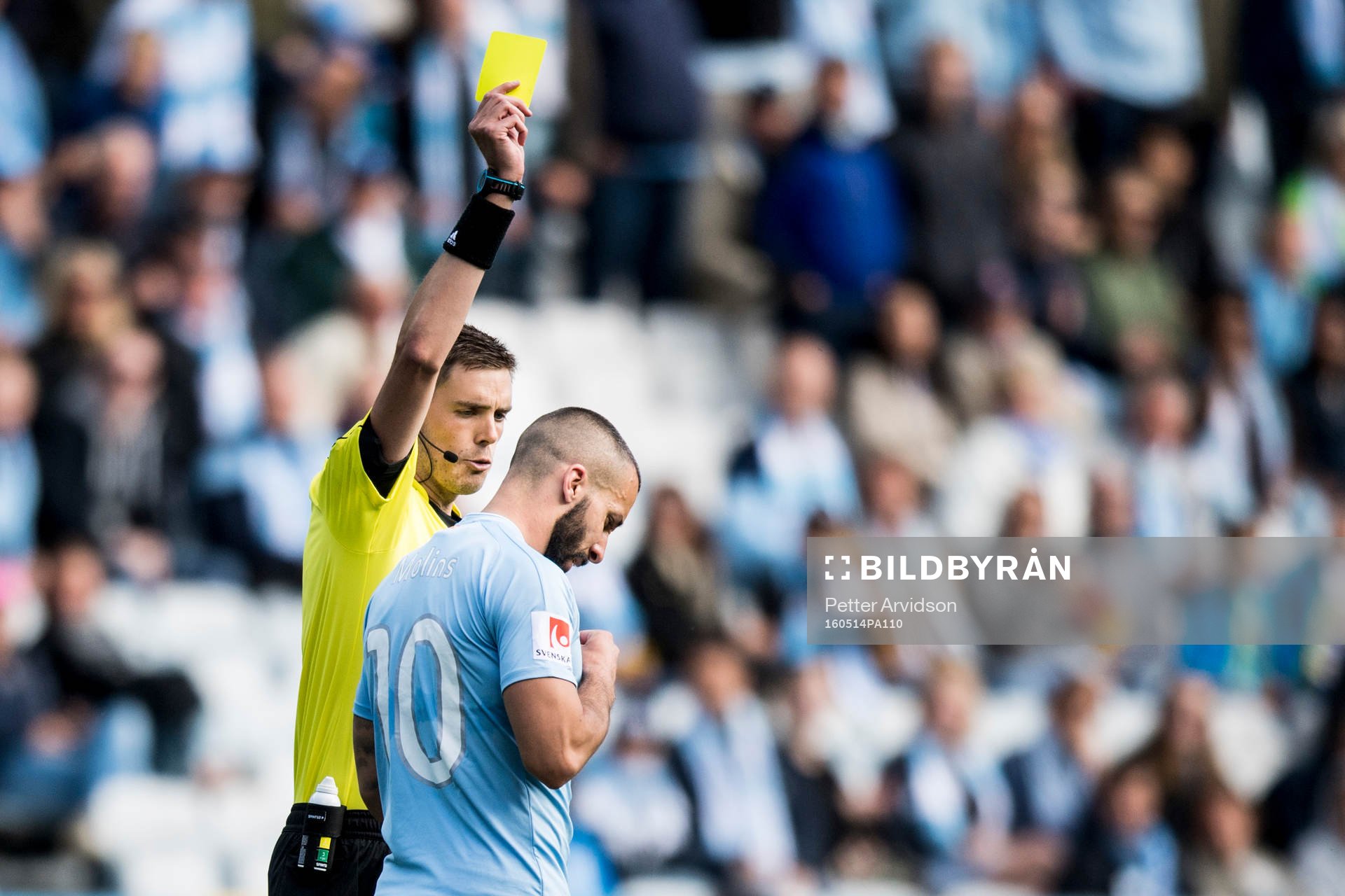 4 Domare Magnus Lindgren ger Malmö FFs Guillermo Molins