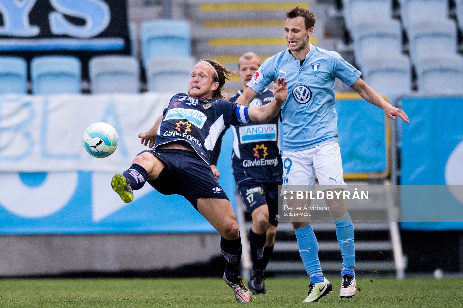 4 Gefles Anders Bååth och Malmö FFs Magnus Wolff Eikrem