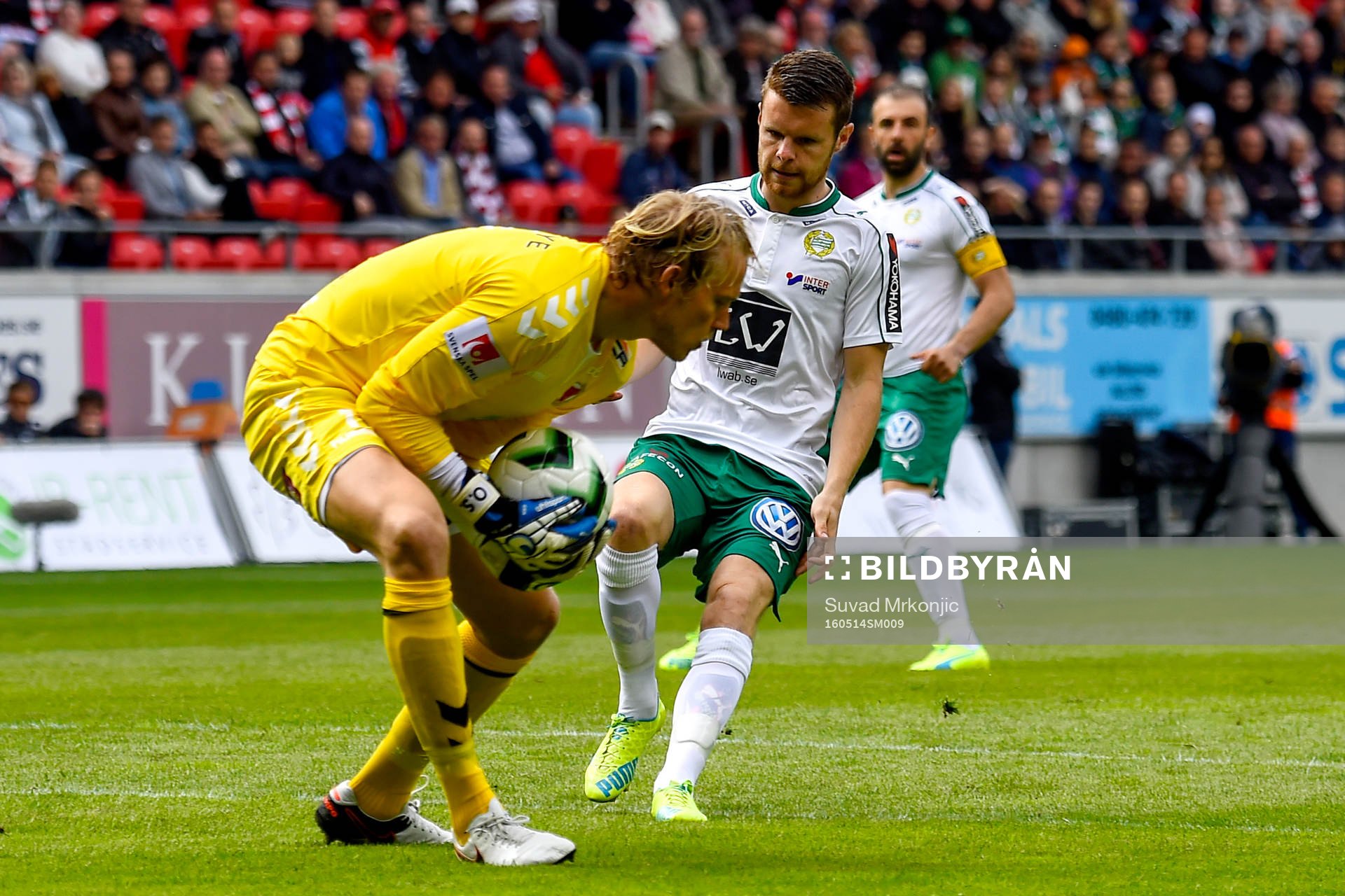 Kalmars målvakt Ole Söderberg och Hammarbys Måns