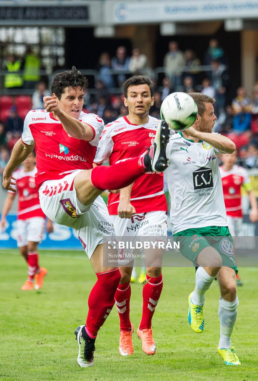 Kalmars Marko Biskupovic och Emin Nouri samt Hammarbys