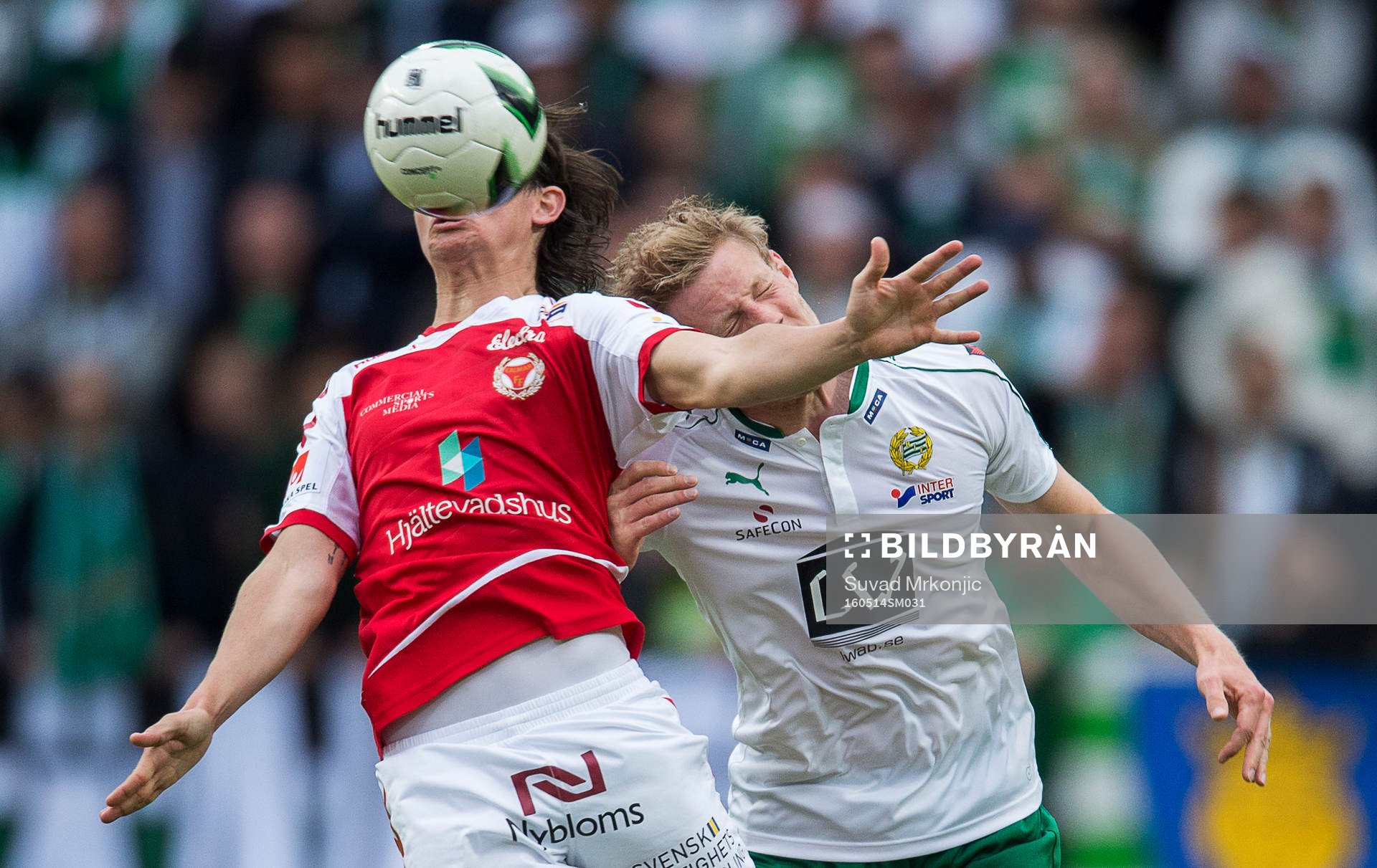 Kalmars Marcus Antonsson och Hammarbys Lars Saetra