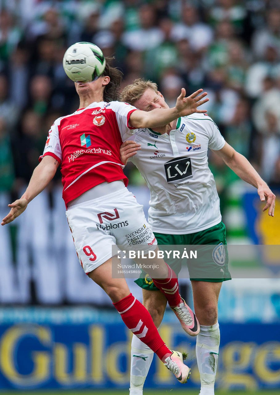 Kalmars Marcus Antonsson och Hammarbys Lars Saetra