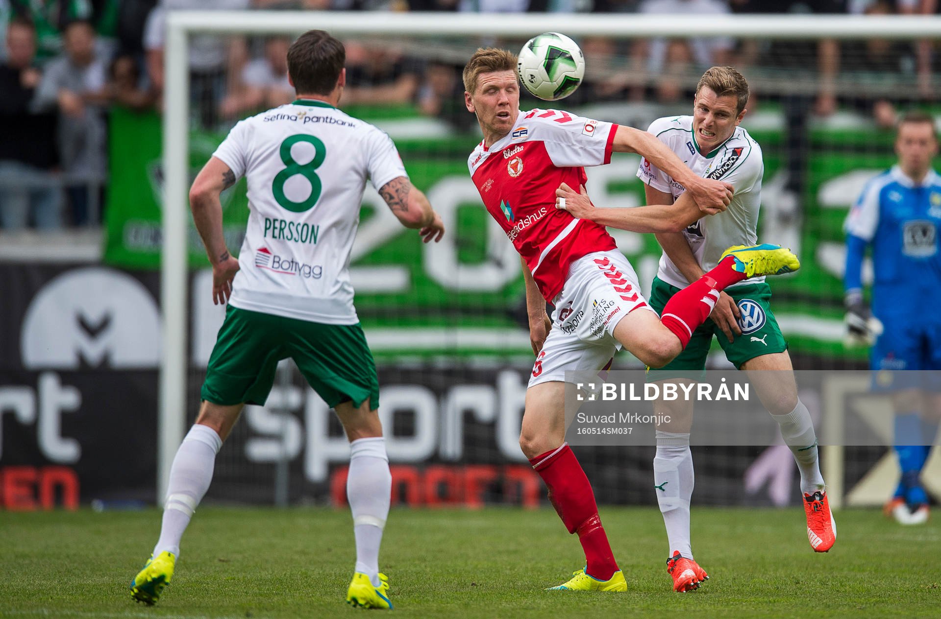 Kalmars David Elm och Hammarbys Richard Magyar samt Johan