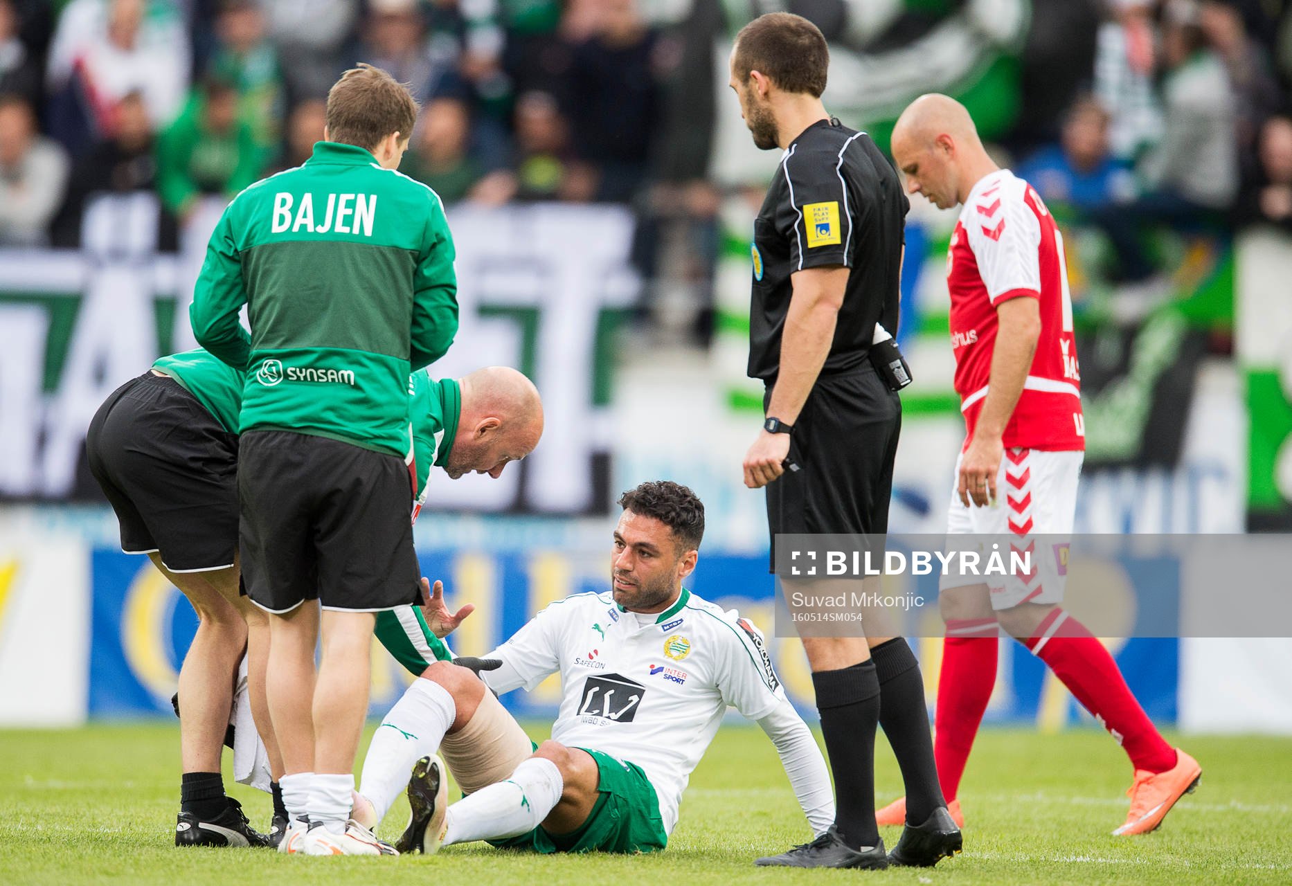 Hammarbys Imad Khalili skadade sig