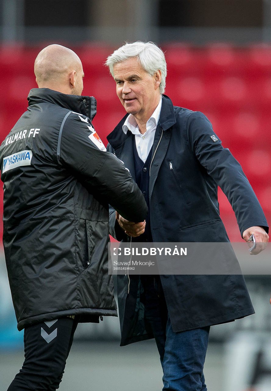 Kalmars assisterende tränare Henrik Rydström och