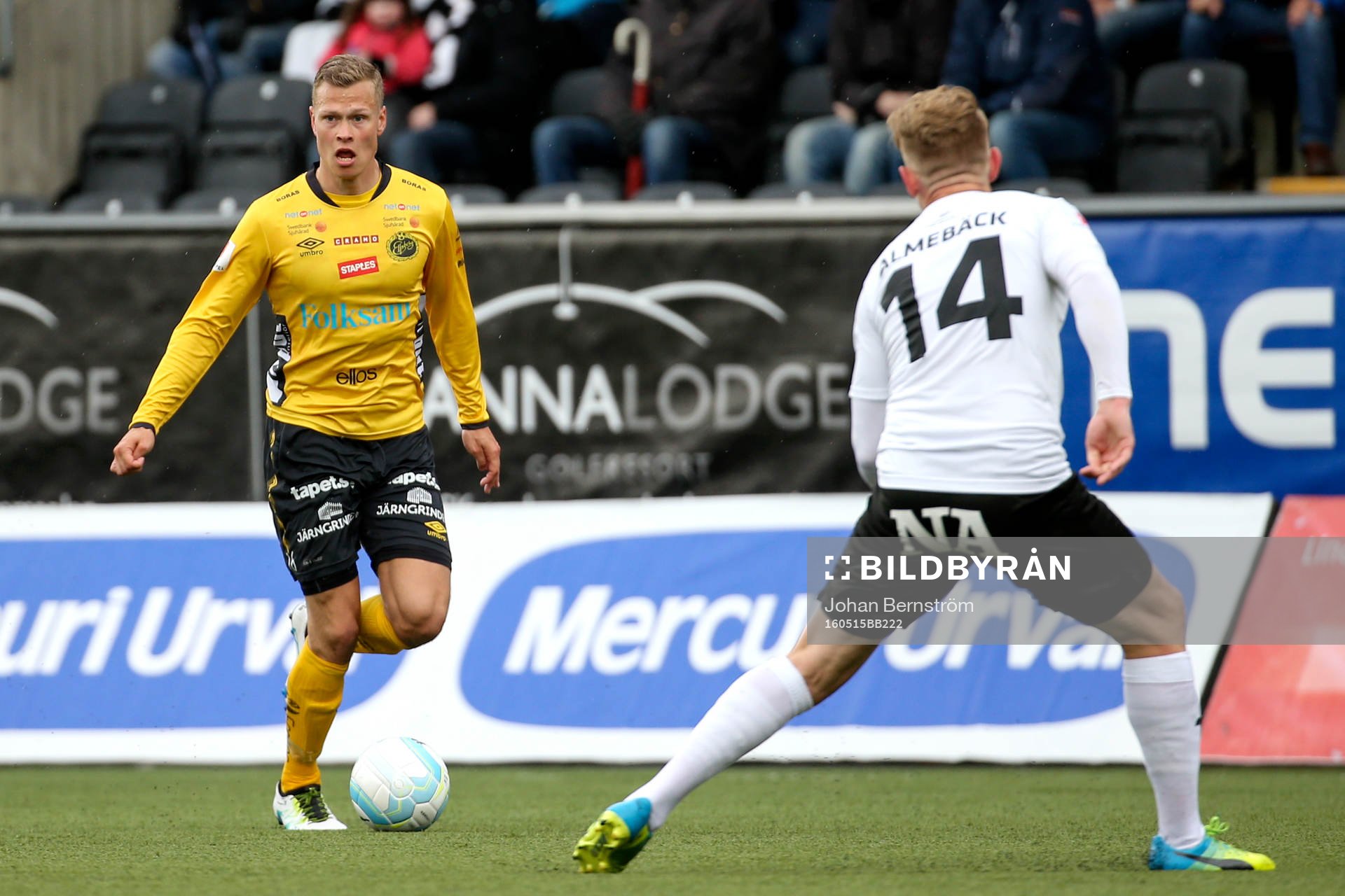 Elfsborgs Viktor Claesson och Örebros Michael Almbäck