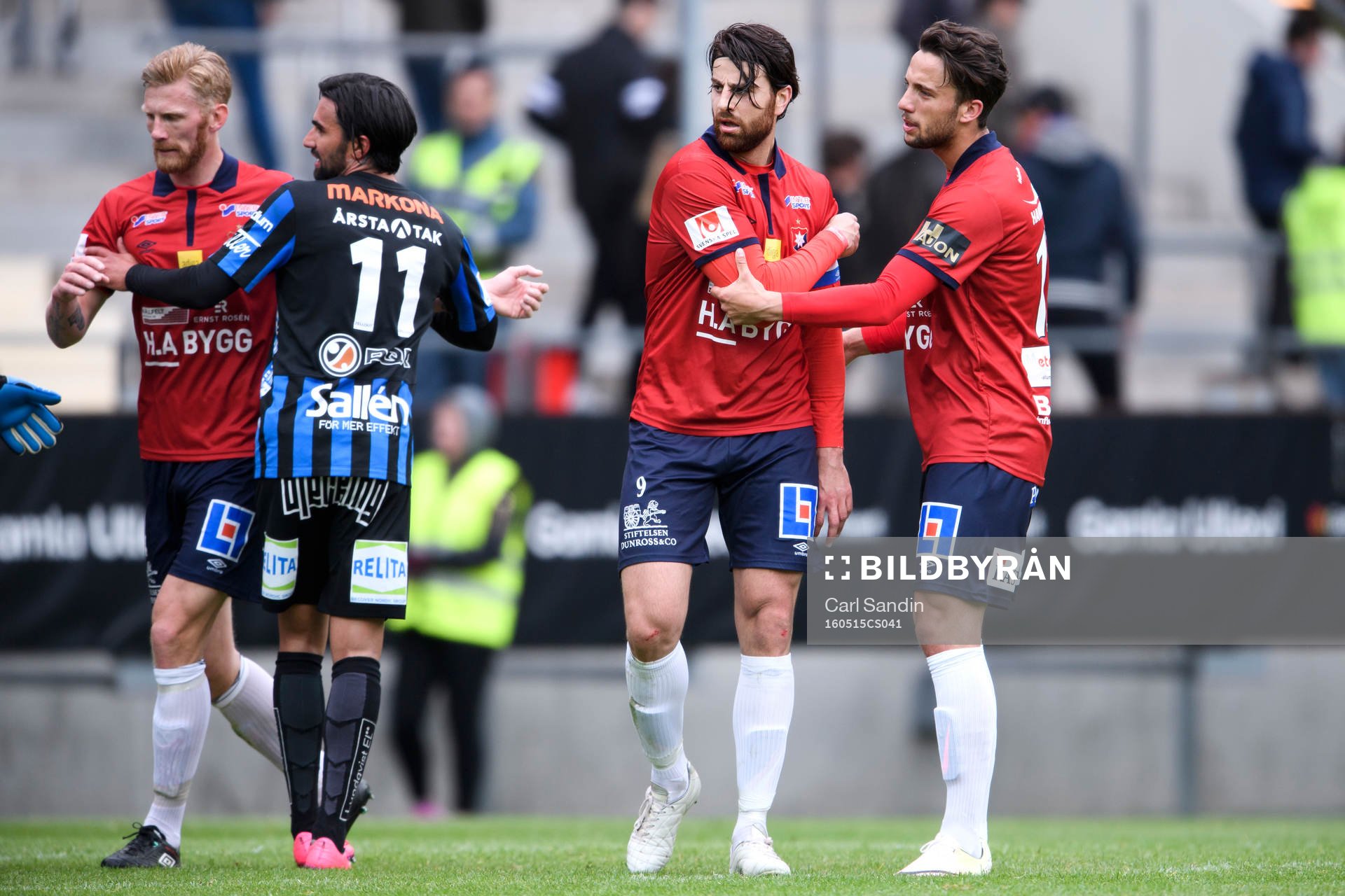 Örgrytes Fredrik Björck, George Mourad och Dardan Mustafa