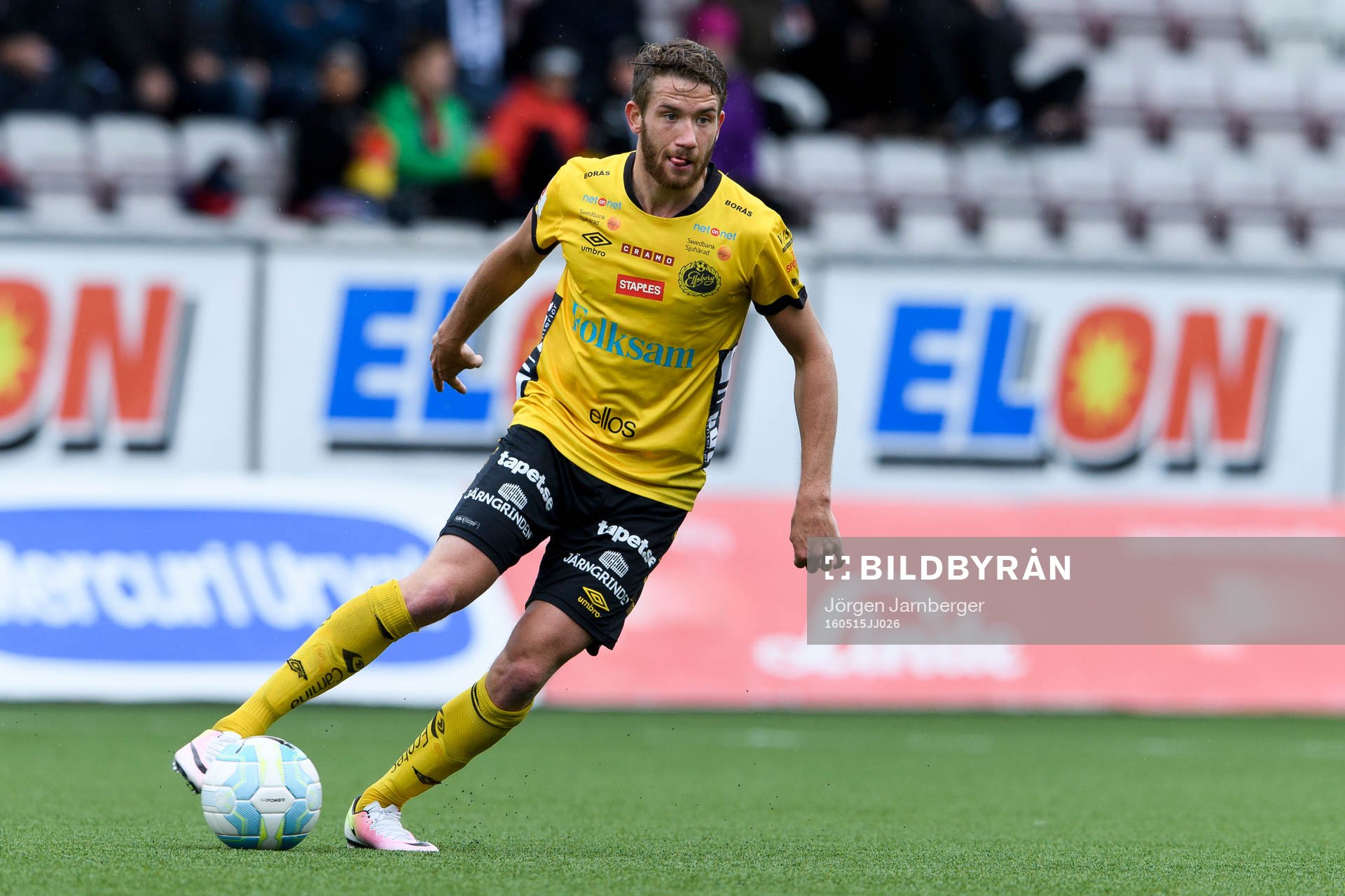 Elfsborgs Marcus Rohdén under fotbollsmatchen i Allsvenskan mellan Örebro och Elfsborg den 15 maj 2016 i ÖREBRO.