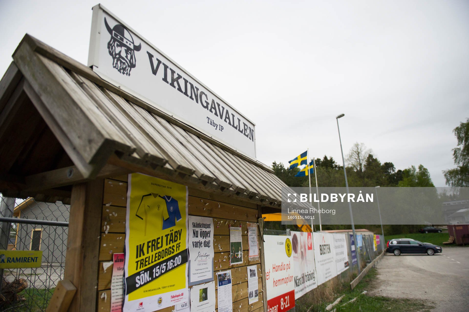 Exteriör av Vikingavallen