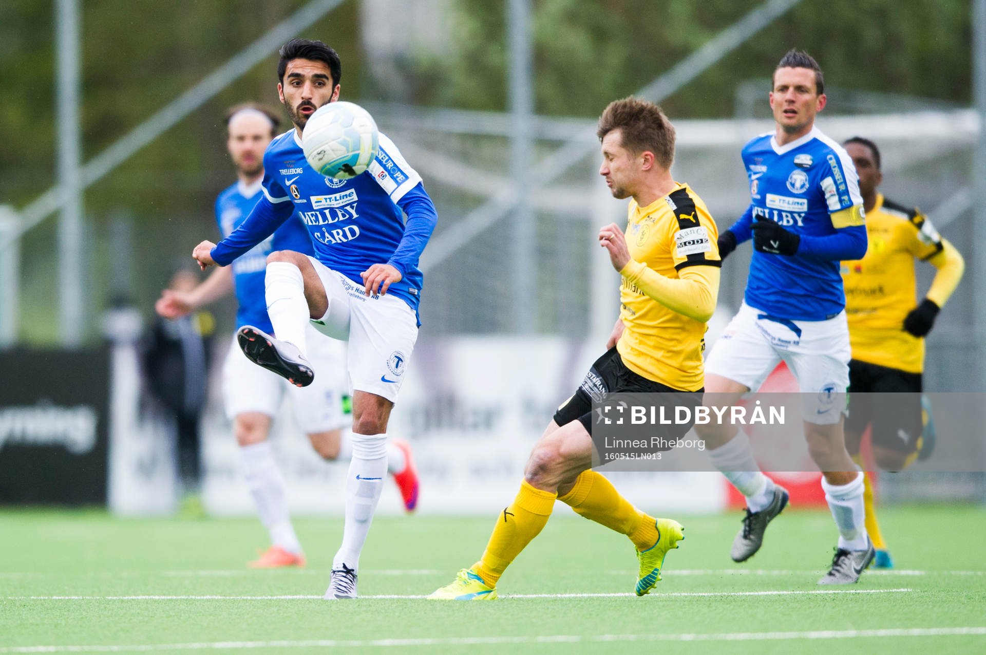 Trelleborgs Noraollah Amiri och Frejs Adam Gradén