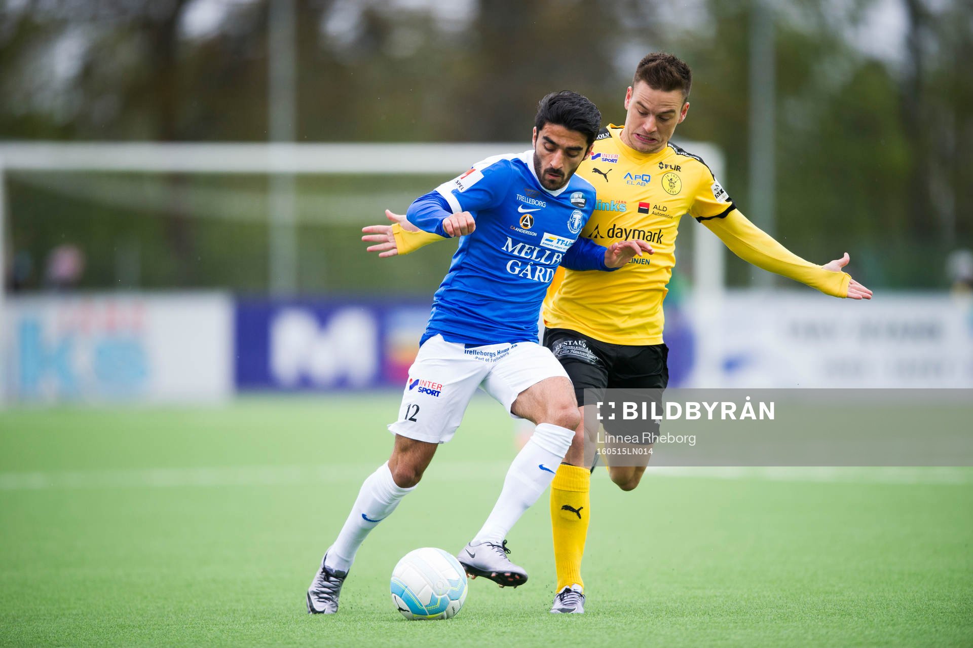 Trelleborgs Noraollah Amiri och Frejs Pontus Silfwer