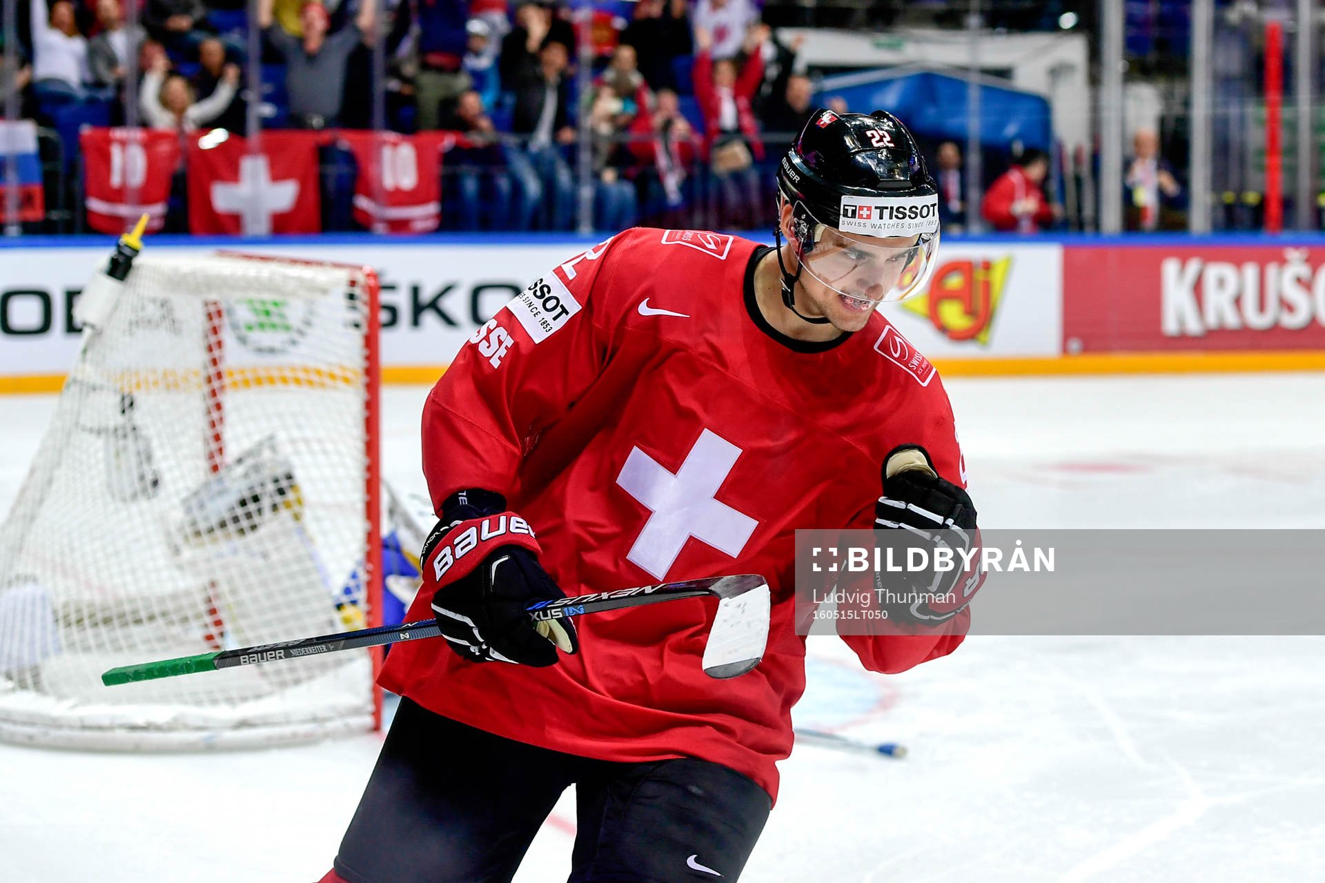 Schweiz Nino Niederreiter jublar