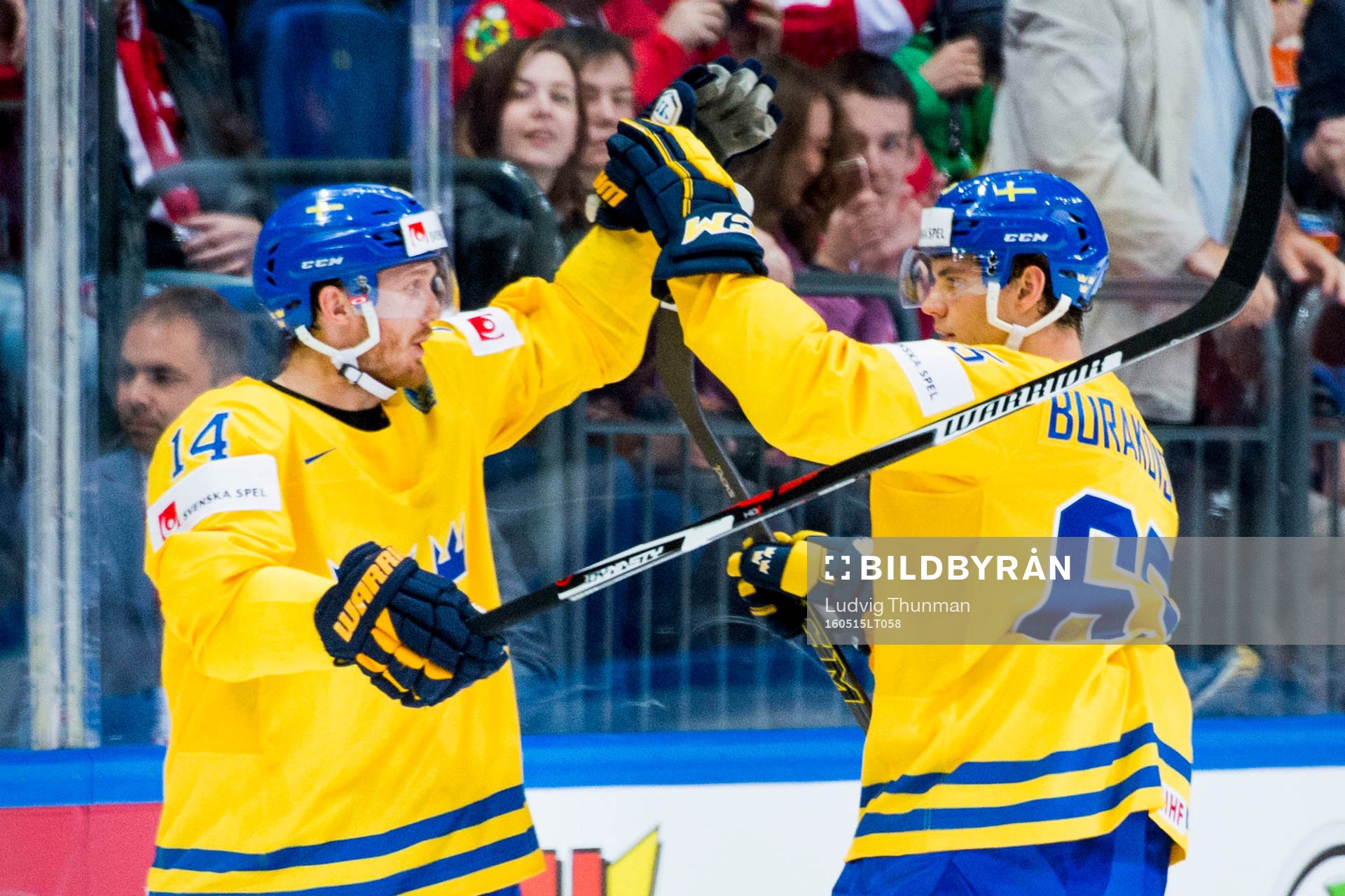 Sveriges Gustav Nyquist kramar om Andre Burakovsky