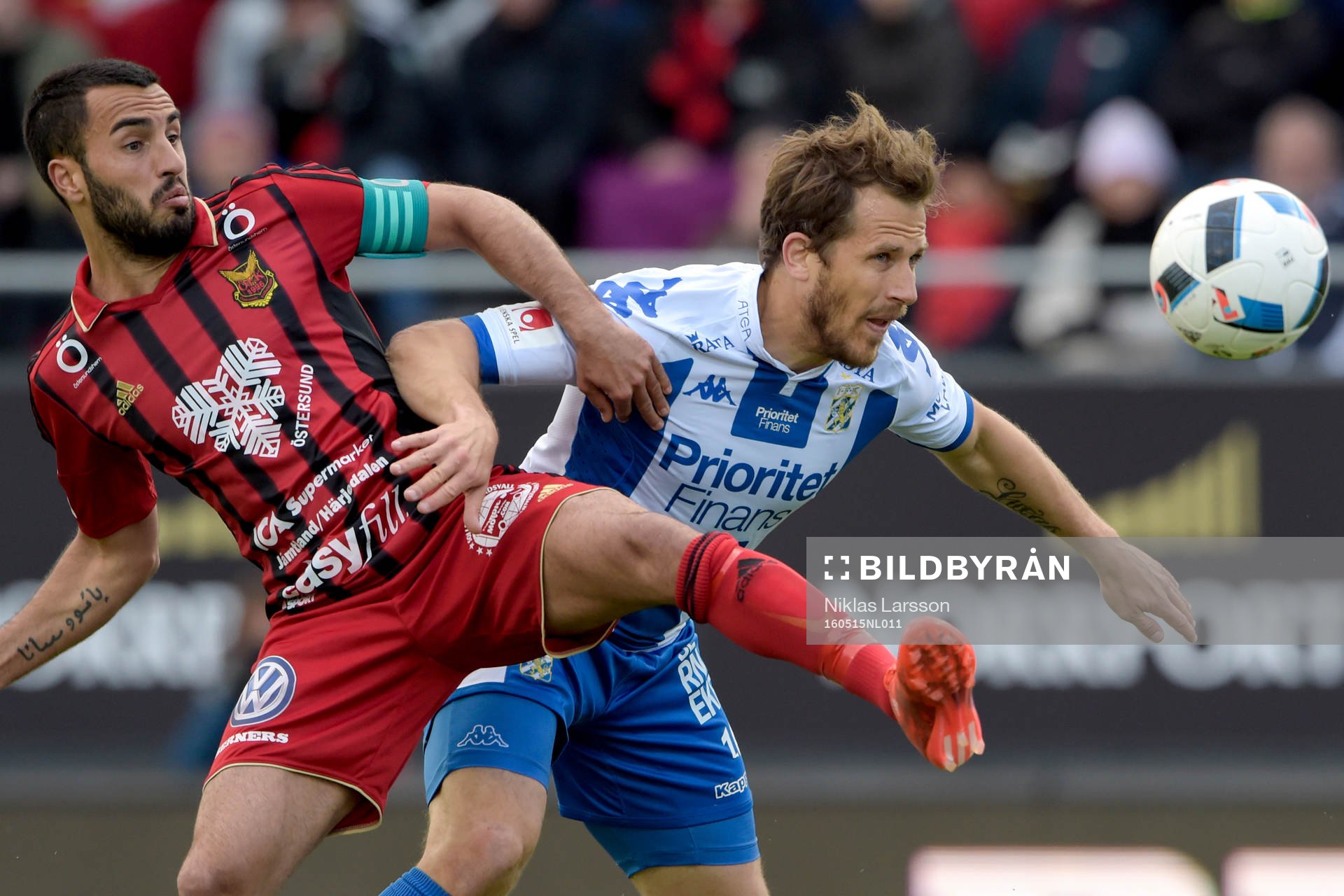 Östersunds Brwa Nouri och IFK Göteborgs Tobias Hysén