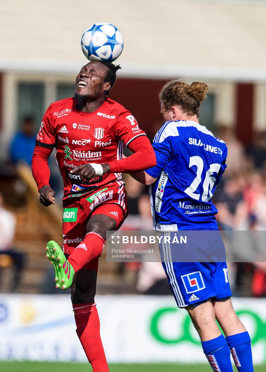 s Tetteh Komey i nickduell med Sleipner:s Martin Andersson