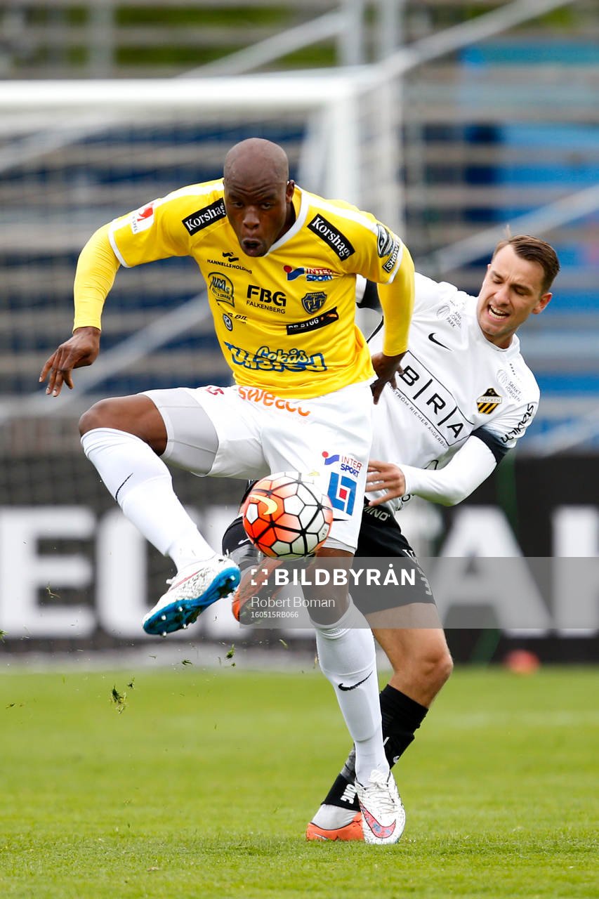 Falkenbergs Hakeem Araba och Häckens Jasmin Sudic