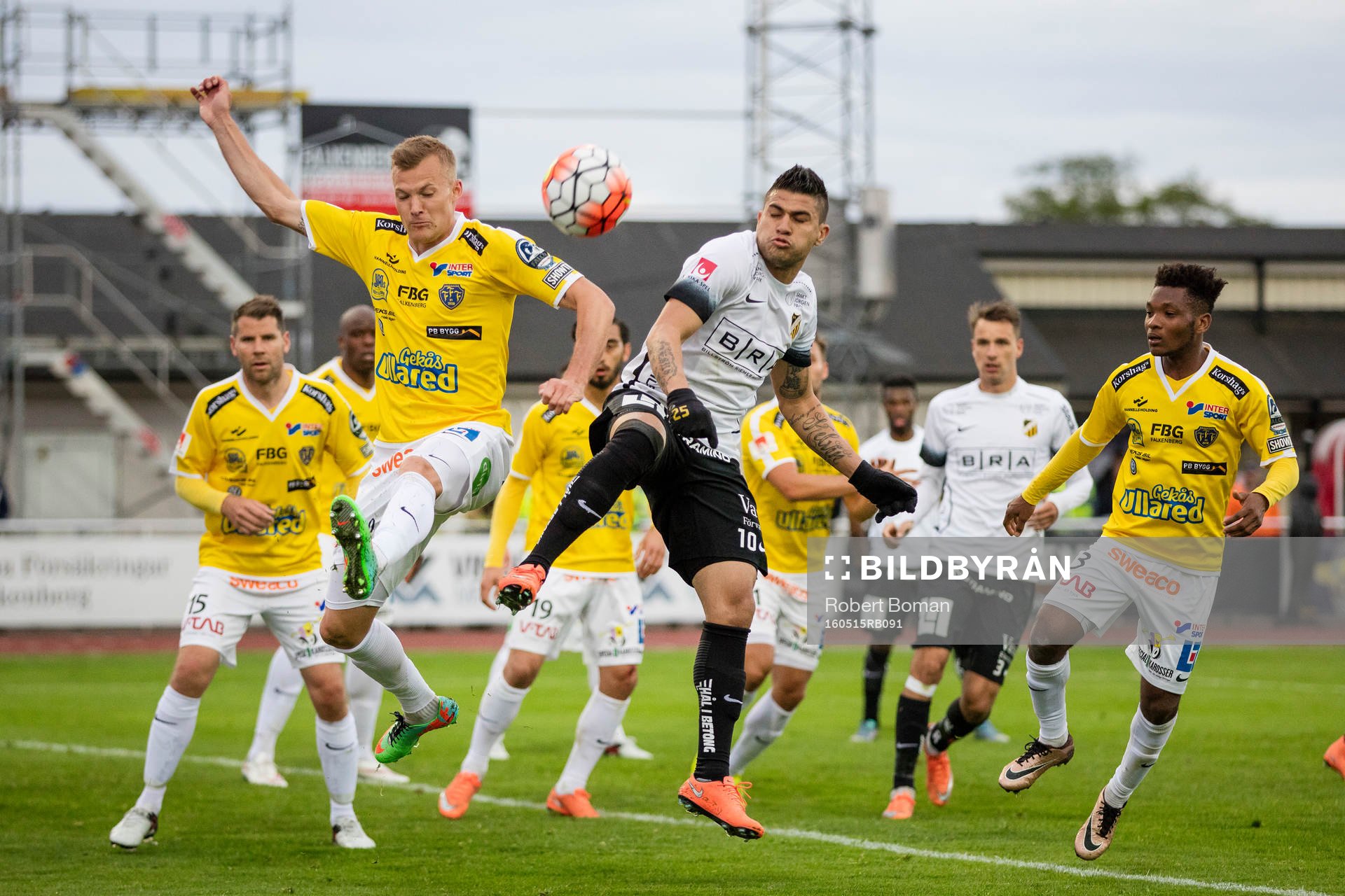 Falkenbergs Johannes Vall och BK Häckens  Paulo De Oliviera