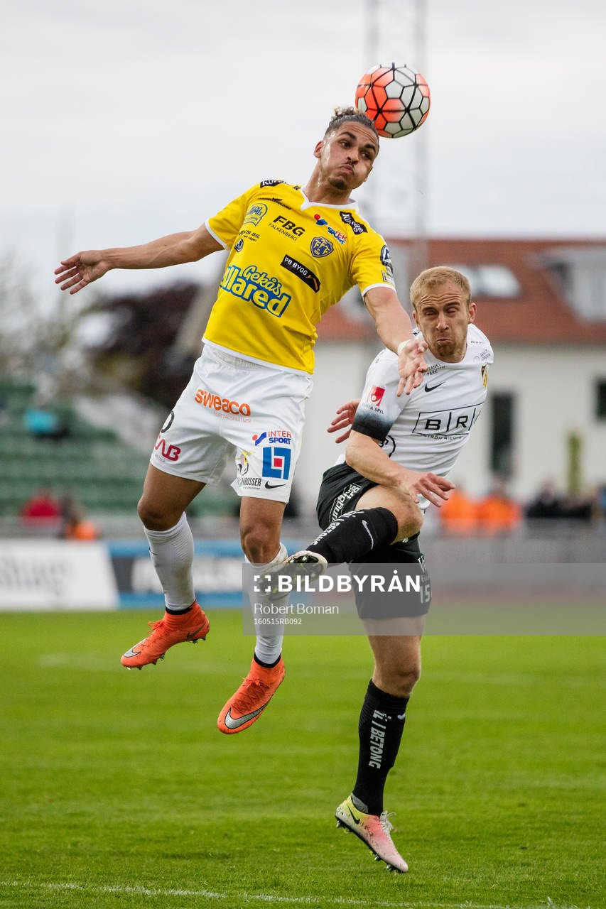 Falkenbergs Alexander Jakobsen och BK Häckens  Kari Arkivuo