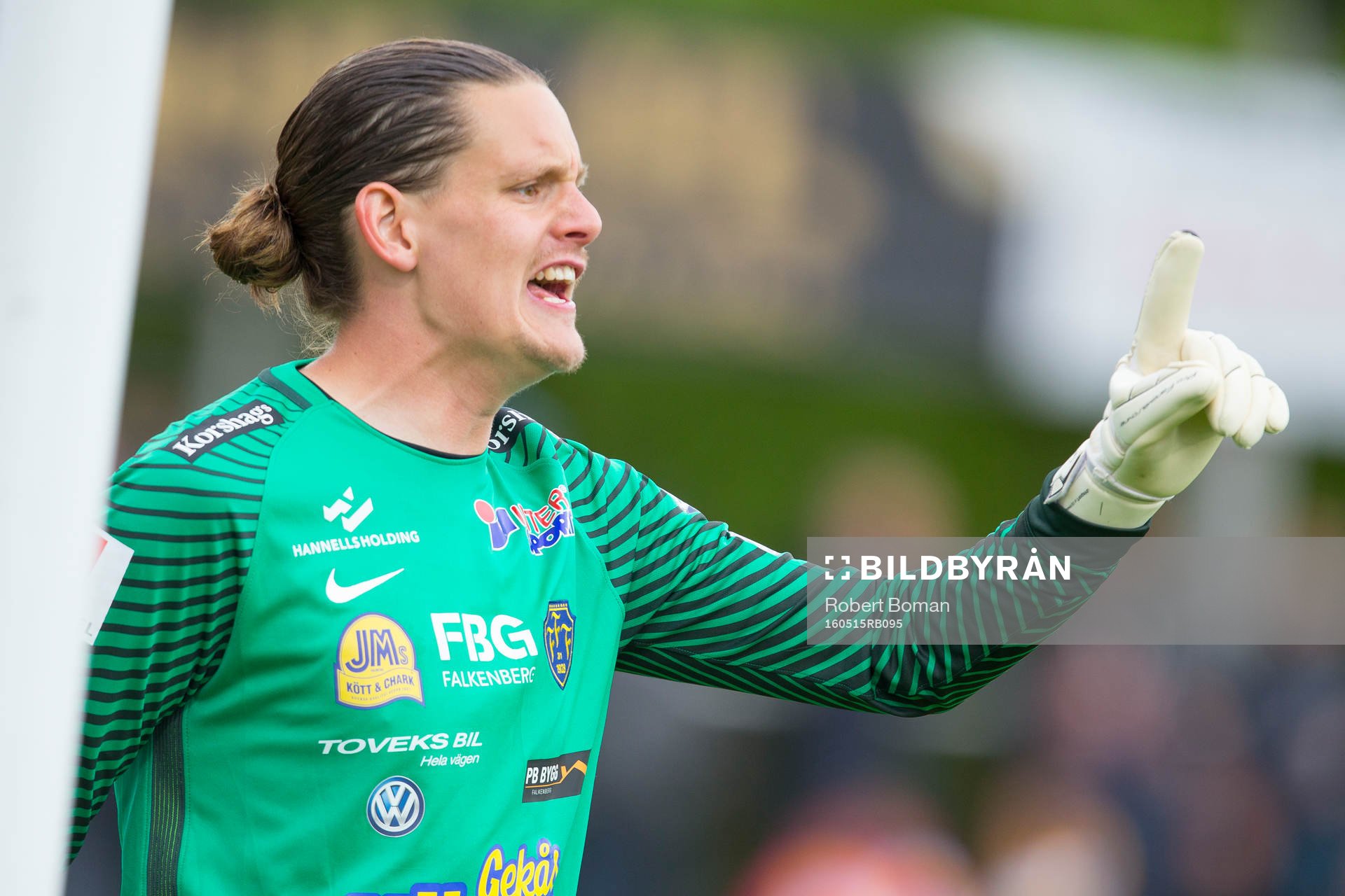 Falkenbergs målvakt Otto Martler
