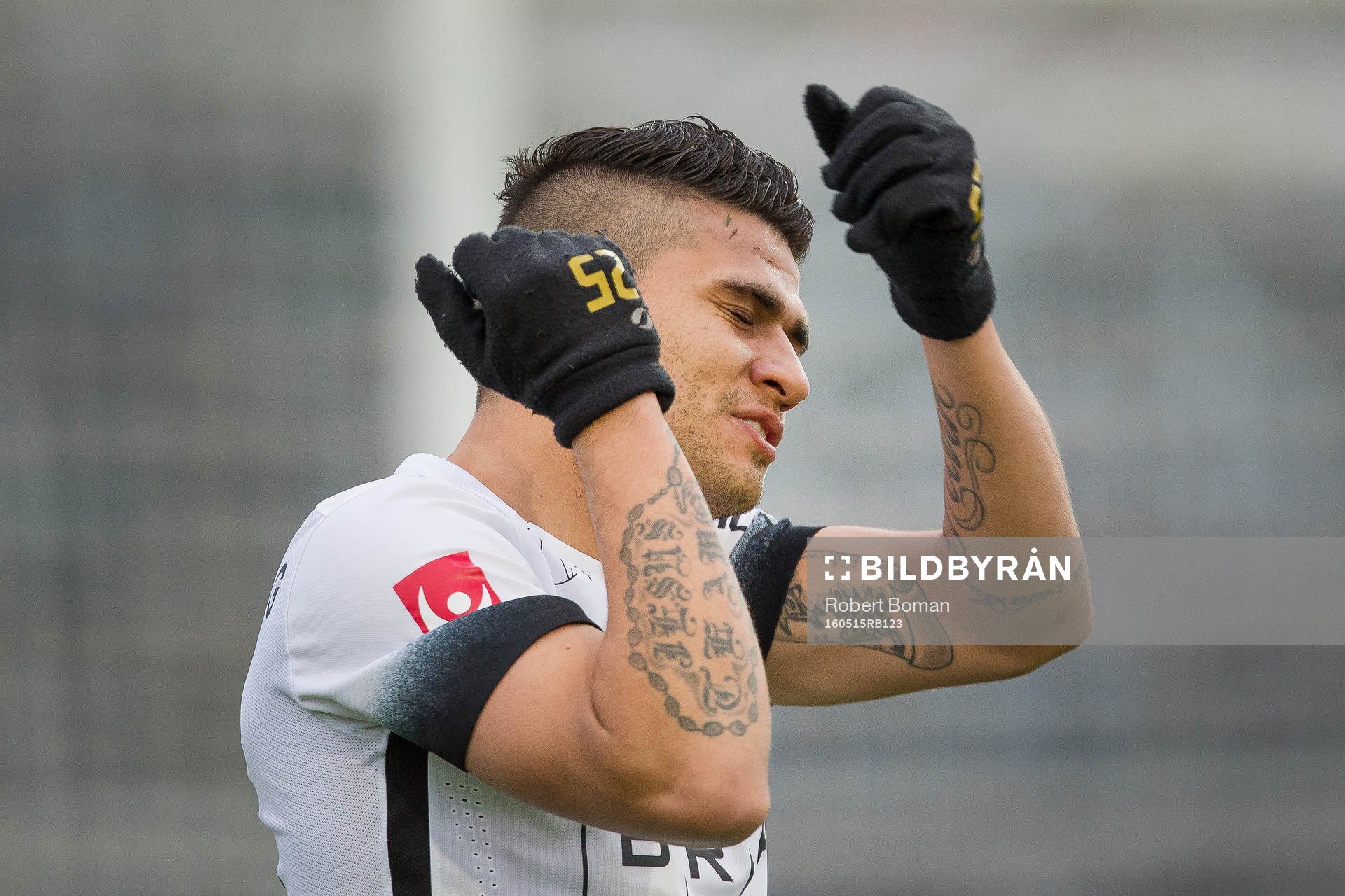BK Häckens Paulo De Oliviera jublar