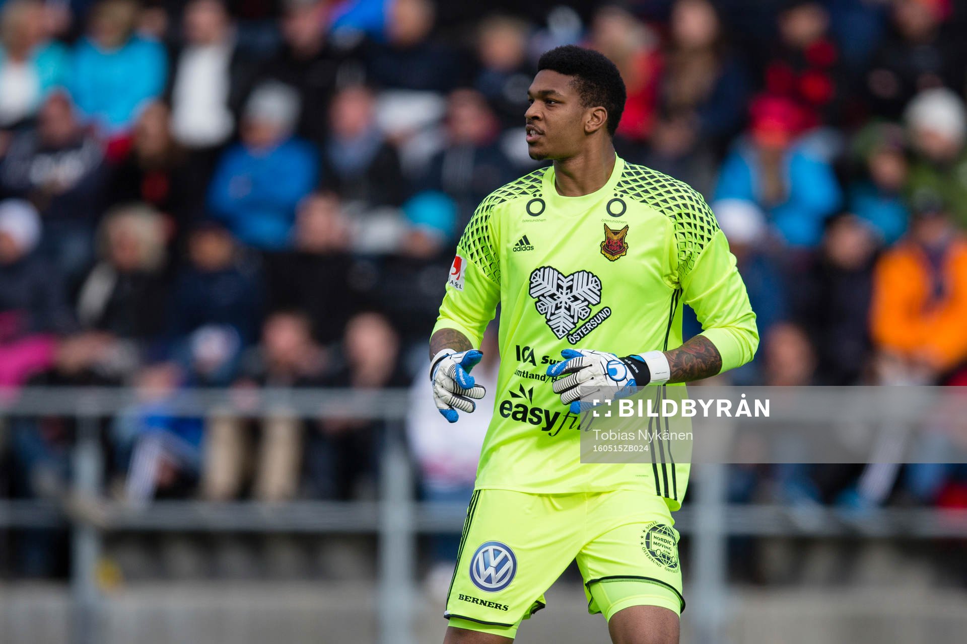 Östersunds Målvakt Jamal Blackman