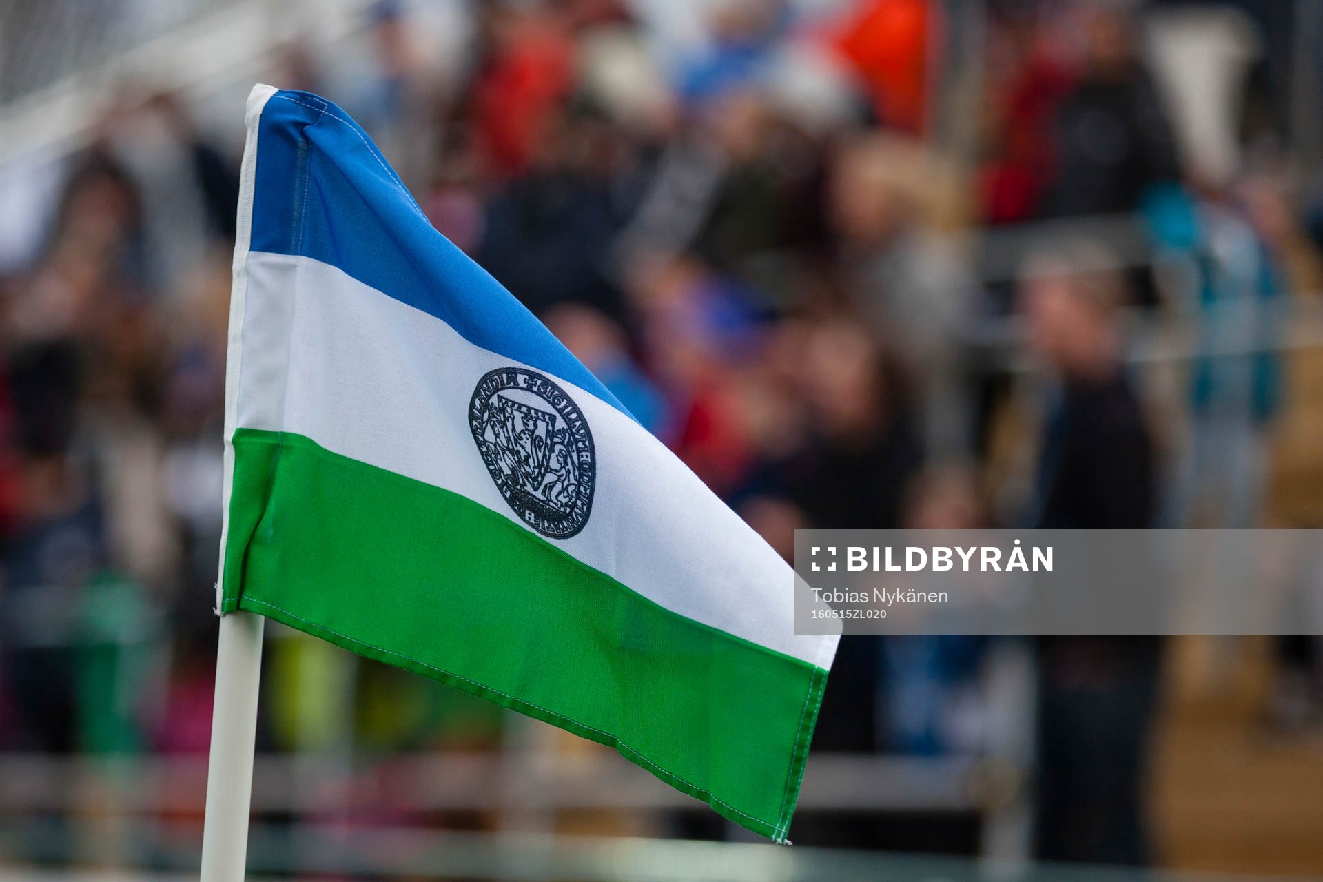 jämtlandsflaggan som hörnflagga
