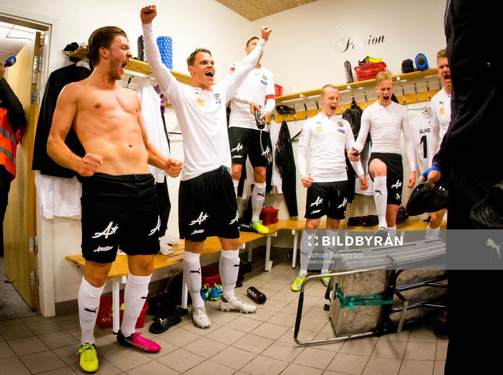 Jubel i hos Martin Broberg, Erik Moberg, Daniel Gustavsson